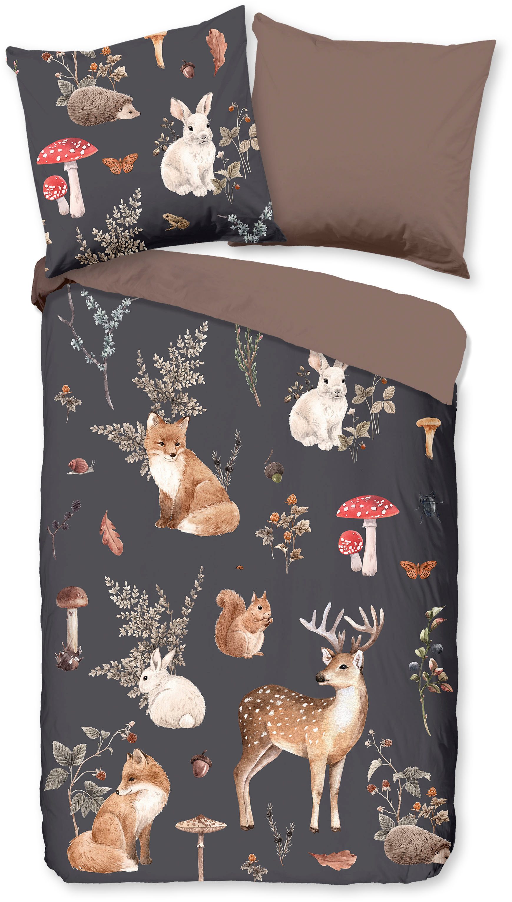 PURE luxury collection Kinderbettwäsche Rox, Biber, günstig online kaufen