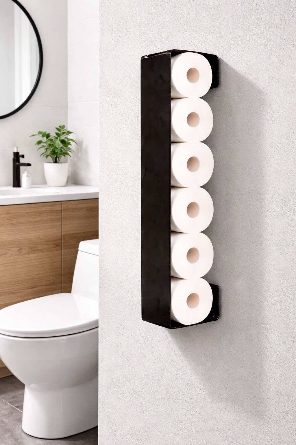 Radius Toiletten-Ersatzrollenhalter Radius Design WC-Rollen Wandhalter PURORAGGIO