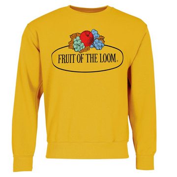 Fruit of the Loom Sweatshirt Sweatshirt mit Vintage-Logo