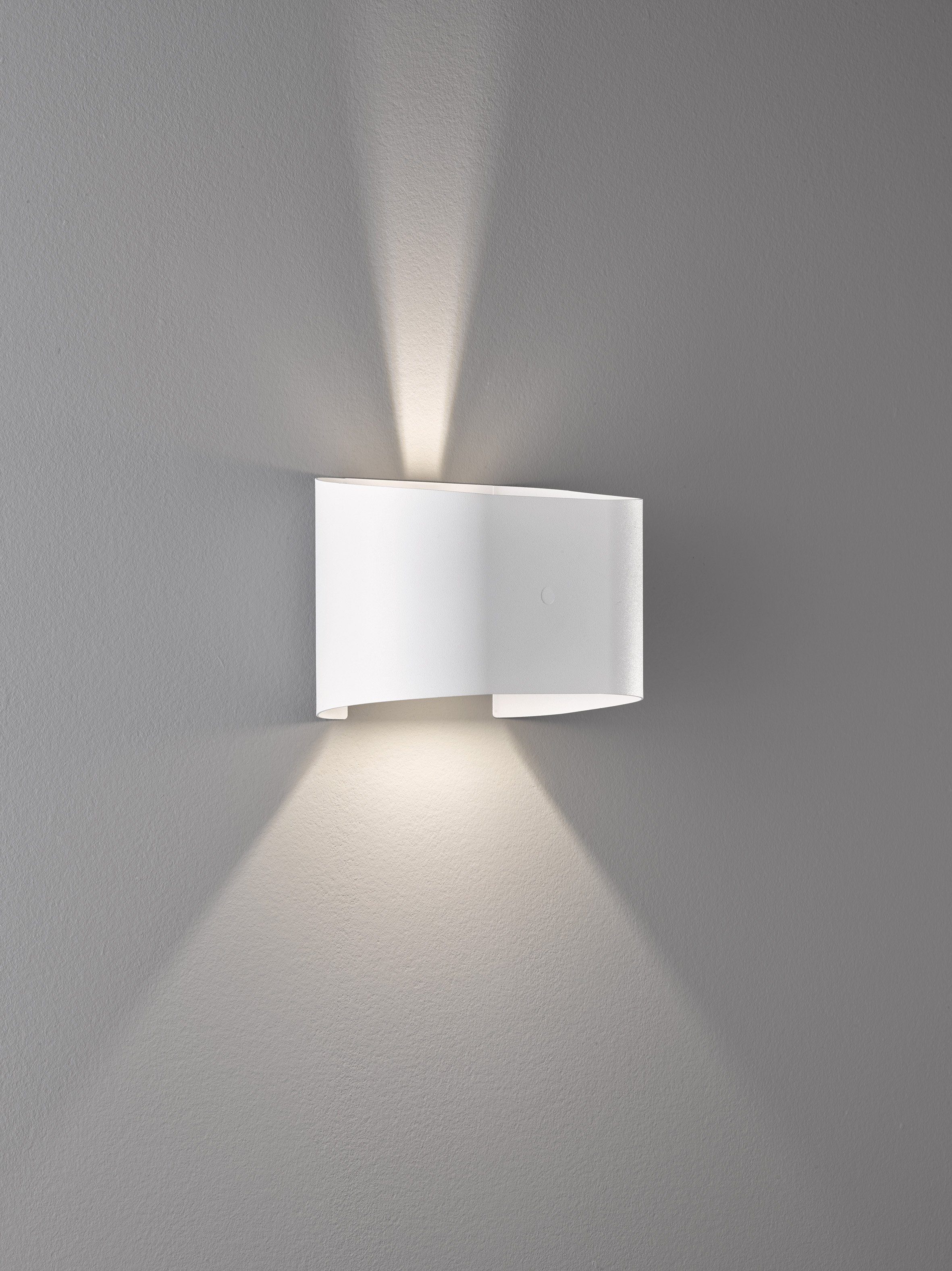 FISCHER HONSEL Ein-/Ausschalter, Wandleuchte LED & Wall, LED integriert, fest Warmweiß