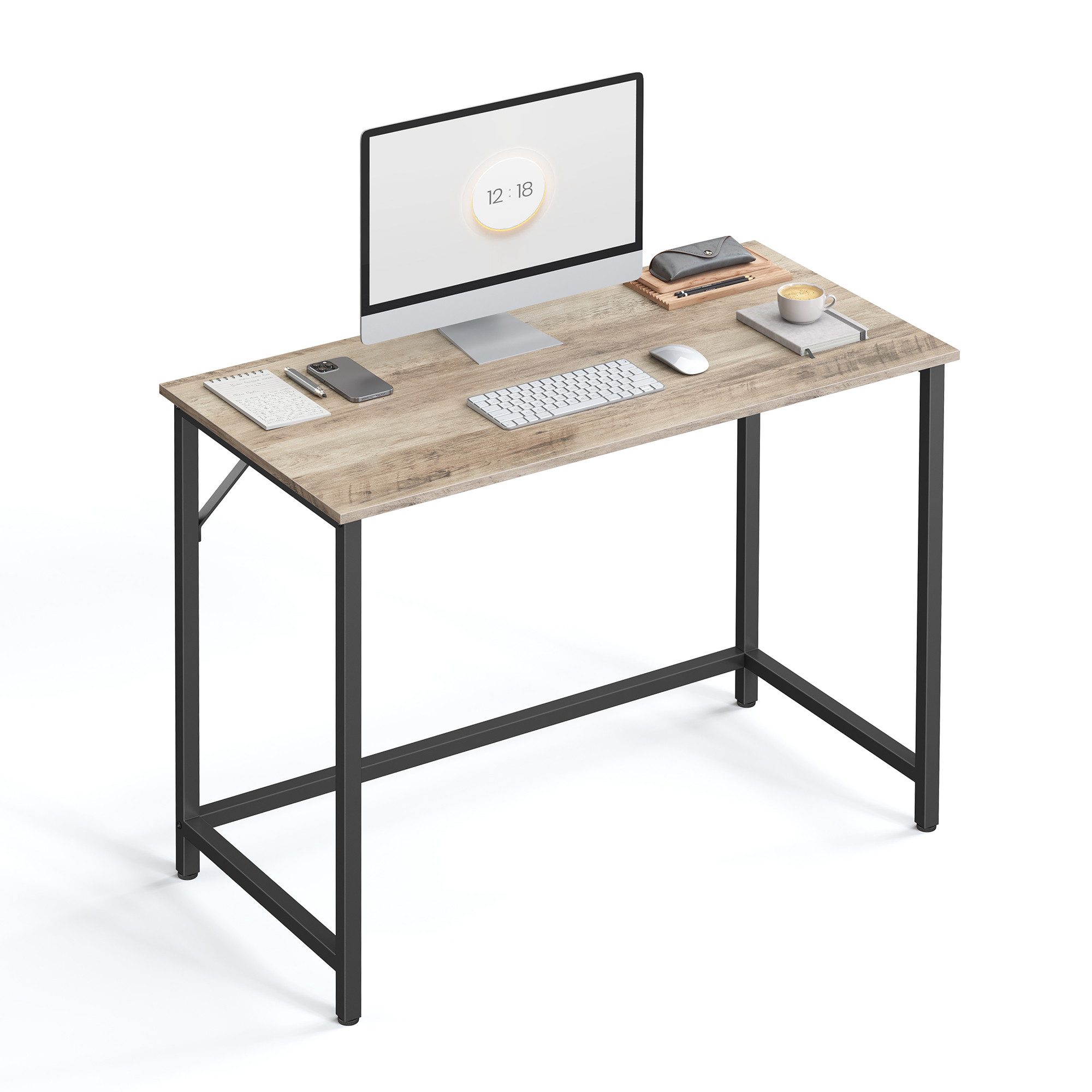 VASAGLE Schreibtisch Computertisch, Bürotisch, 80/100/120/140/160 cm, günstig online kaufen