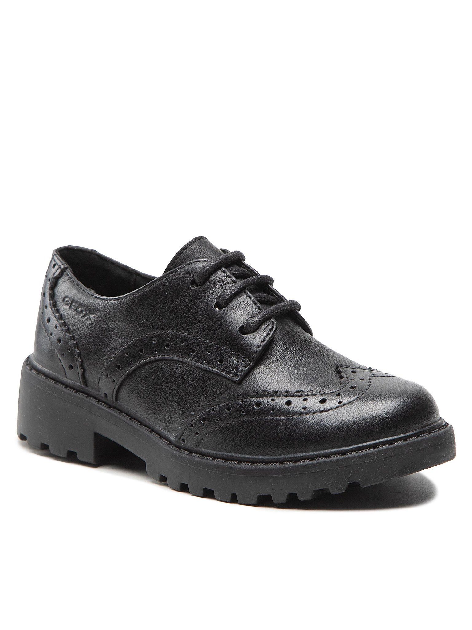 Geox Halbschuhe J Casey G. N J6420N 00085 C9999 M Black Sneaker