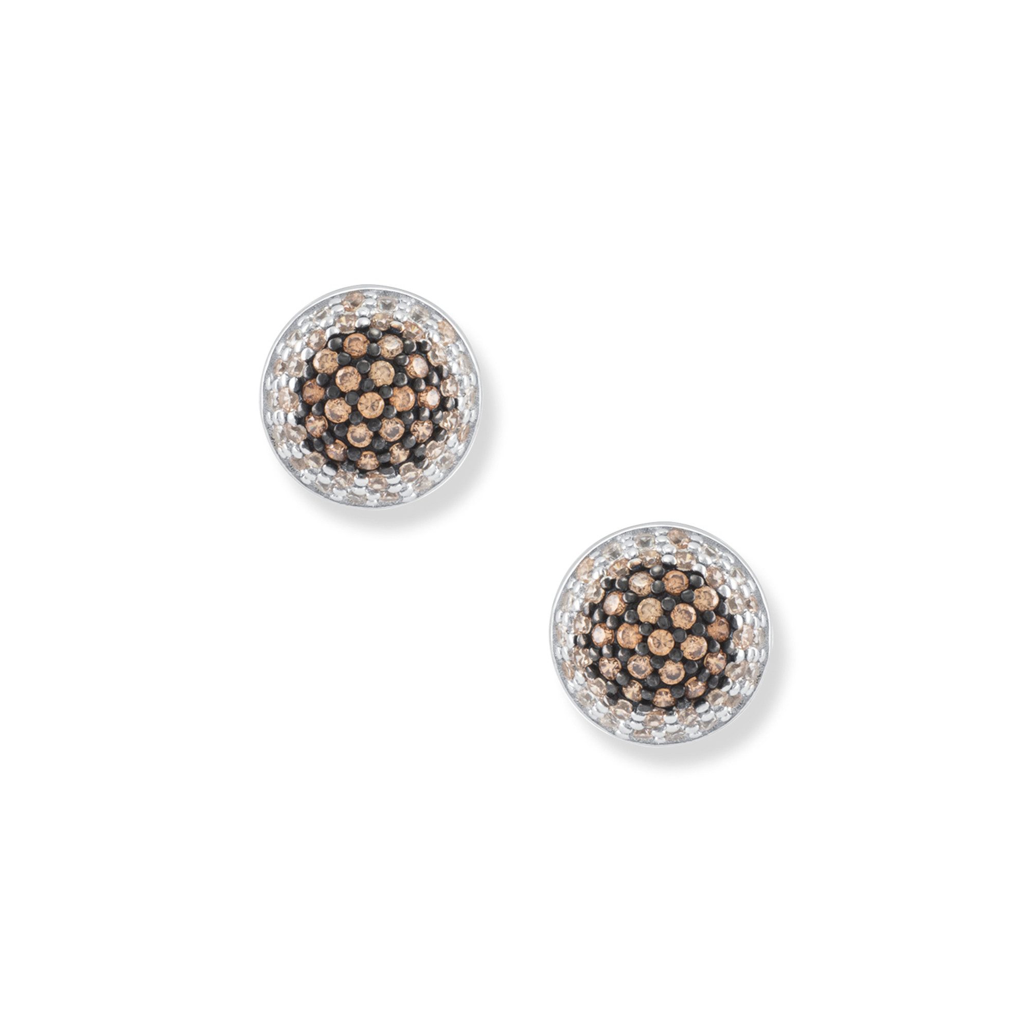 Seinerzeit FLORA & FAUNA Paar Ohrstecker Champagne Bambus Ohrringe, Material: 925 Sterling Silber