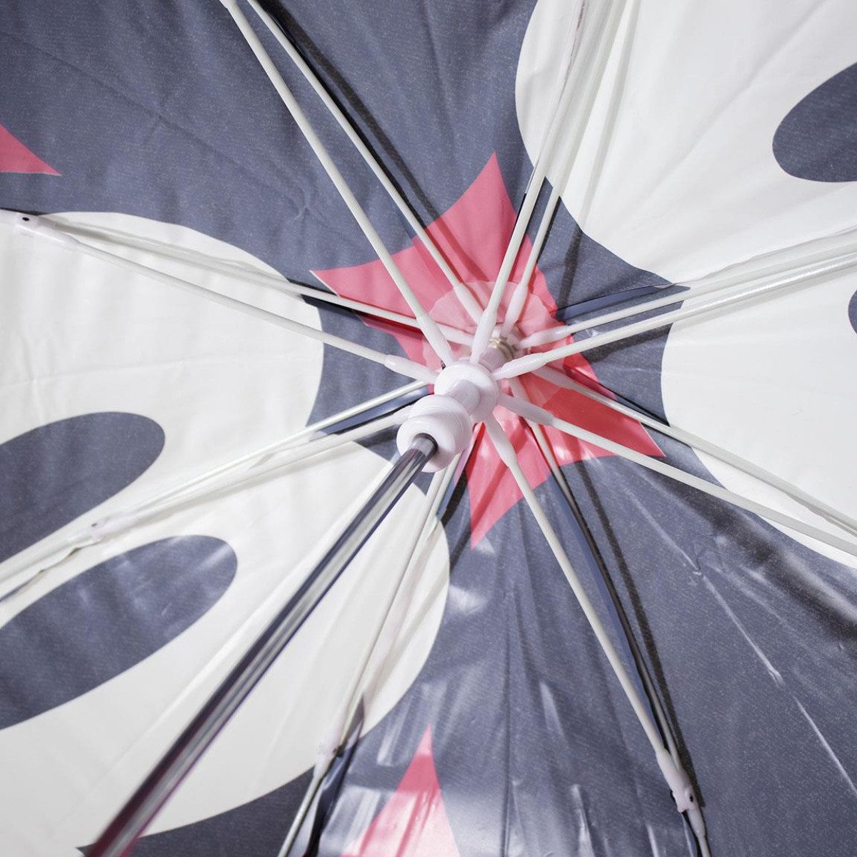 Cerda Langregenschirm Disney Mickey Mouse Regenschirm ? 71 cm Leichter Kuppel-Schirm, Stylisches transparentes Design