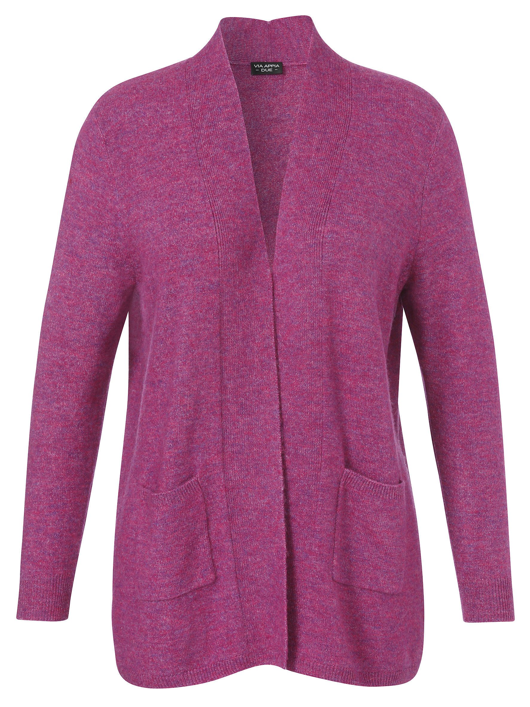 VIA APPIA DUE Strickjacke mit Schalkragen günstig online kaufen
