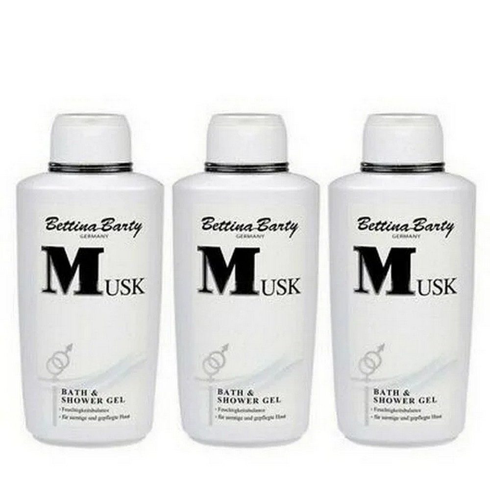 Bettina Barty Duschgel Musk 3 x 500ml