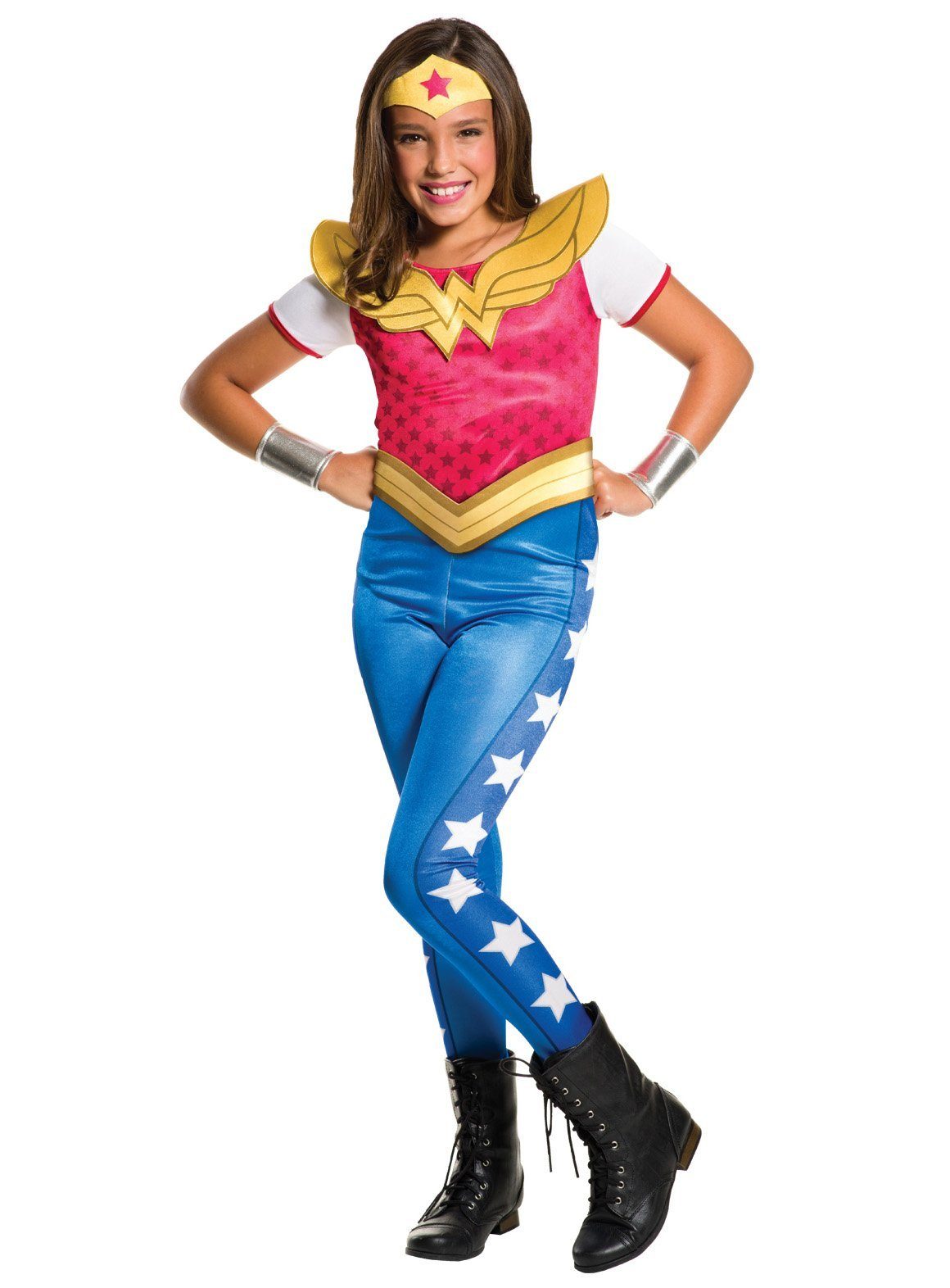 Rubie´s Kostüm Supergirl & Wonder Woman Doppelpack Kostüm, Zwei Kostüme der Superheldinnen aus der Animationsserie