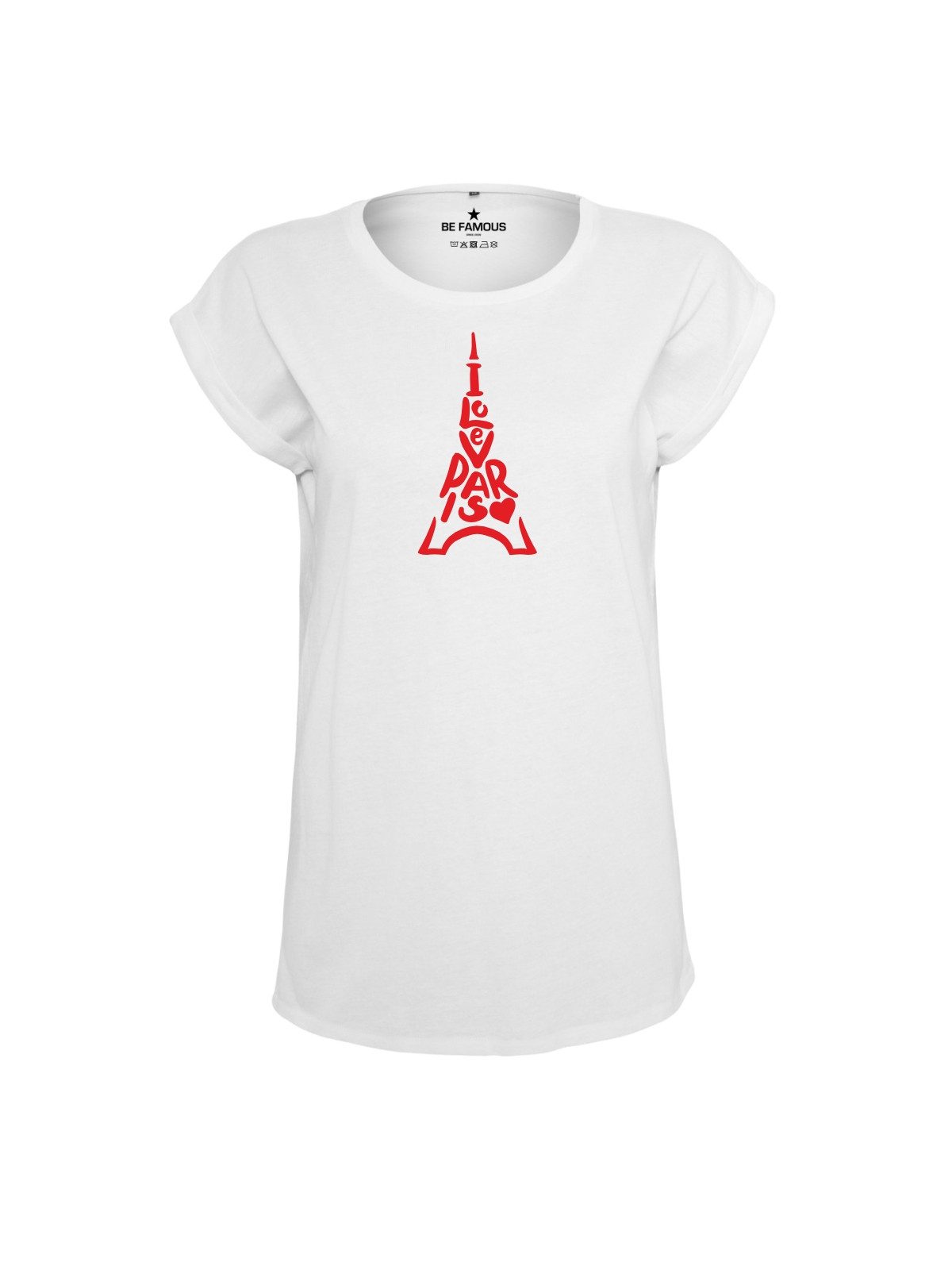 Be Famous Print-Shirt Classic Roll Up PALOV (1-tlg., keine)