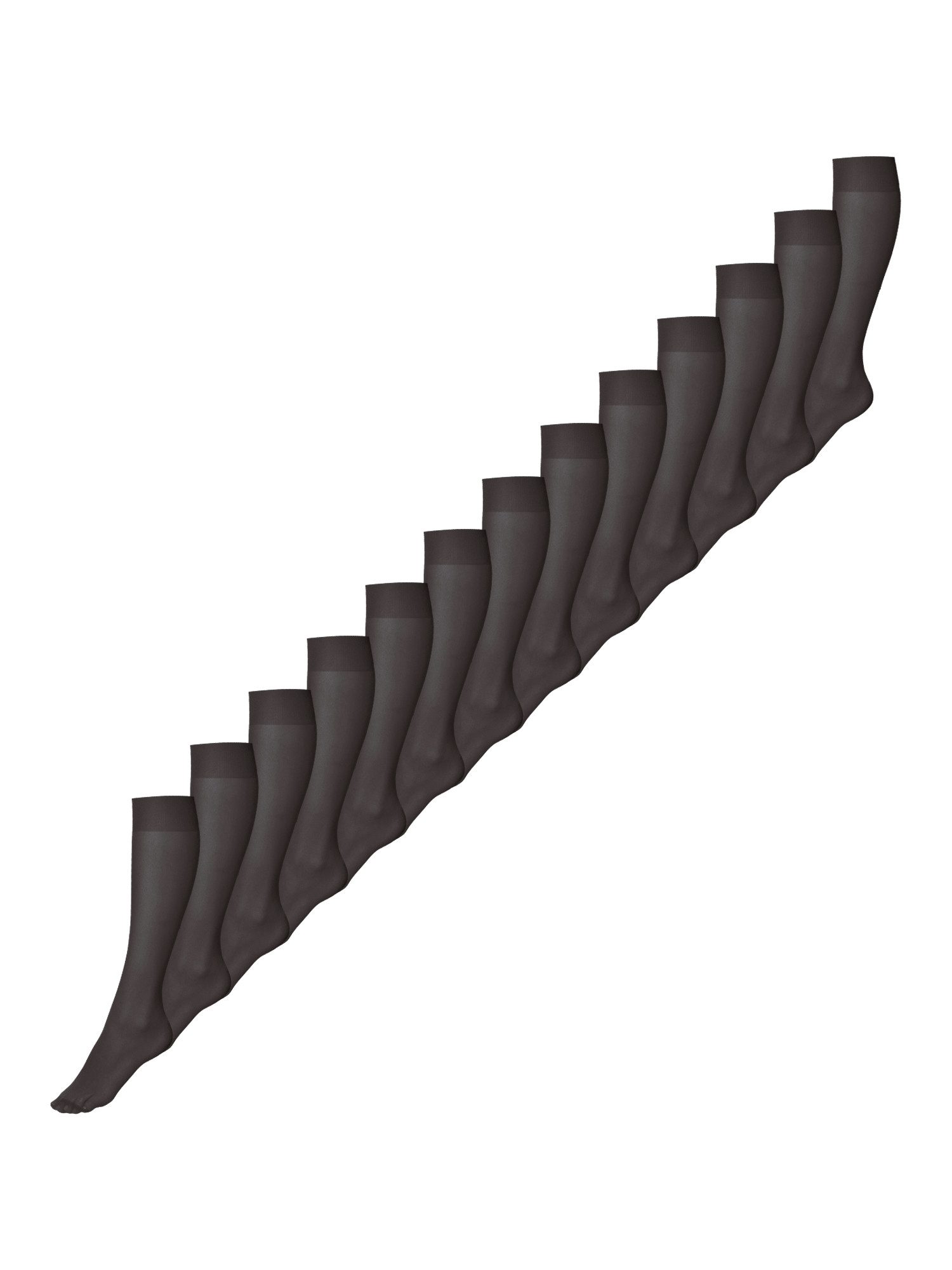 Nur Die Kniestrümpfe 30 DEN (13-Paar) Knie-strümpfe thermo-socken overknee