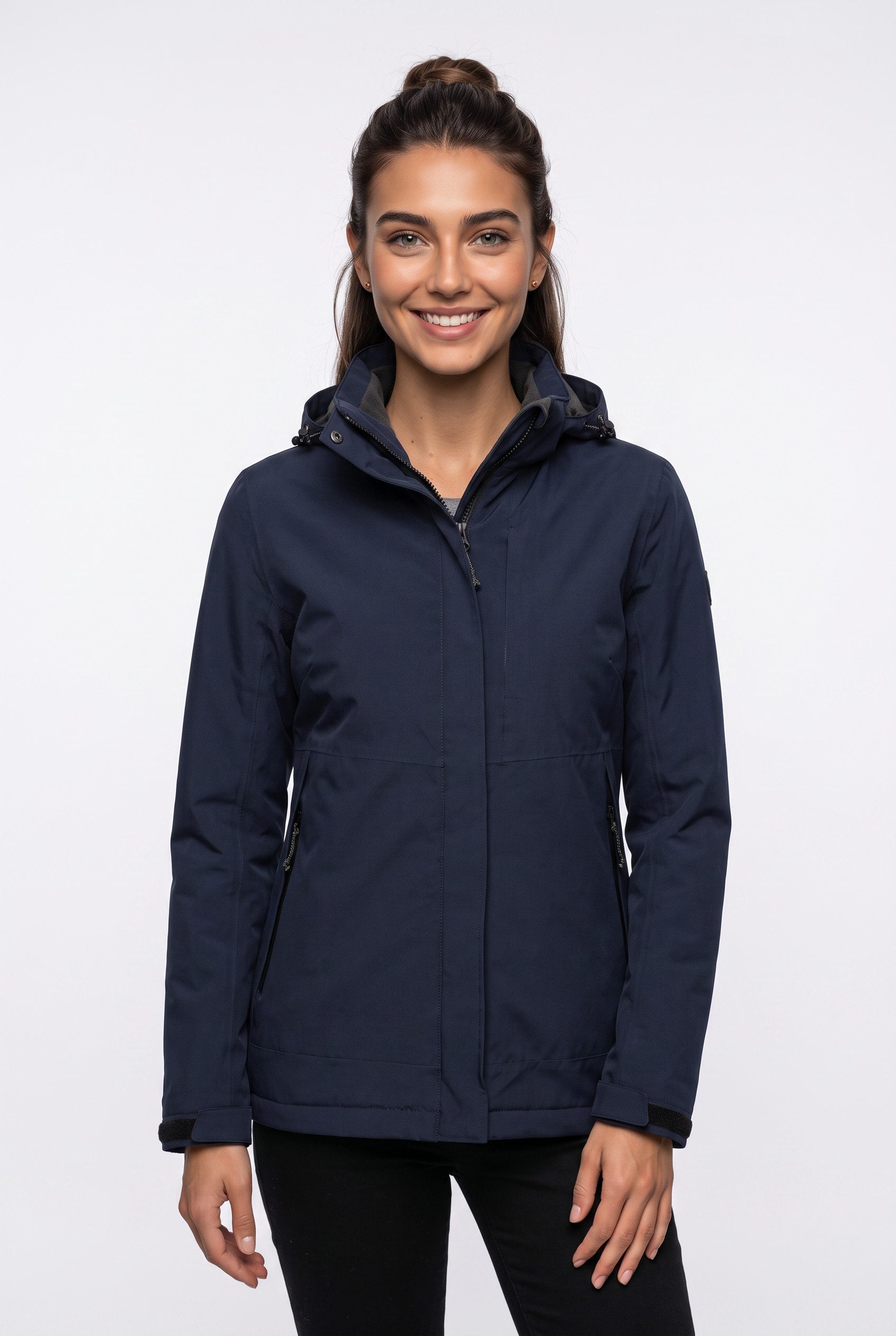 Killtec Funktionsjacke KOW 219 WMN JCKT mit abzippbarer, regulierbarer Kapuze, winddicht, atmungsaktiv