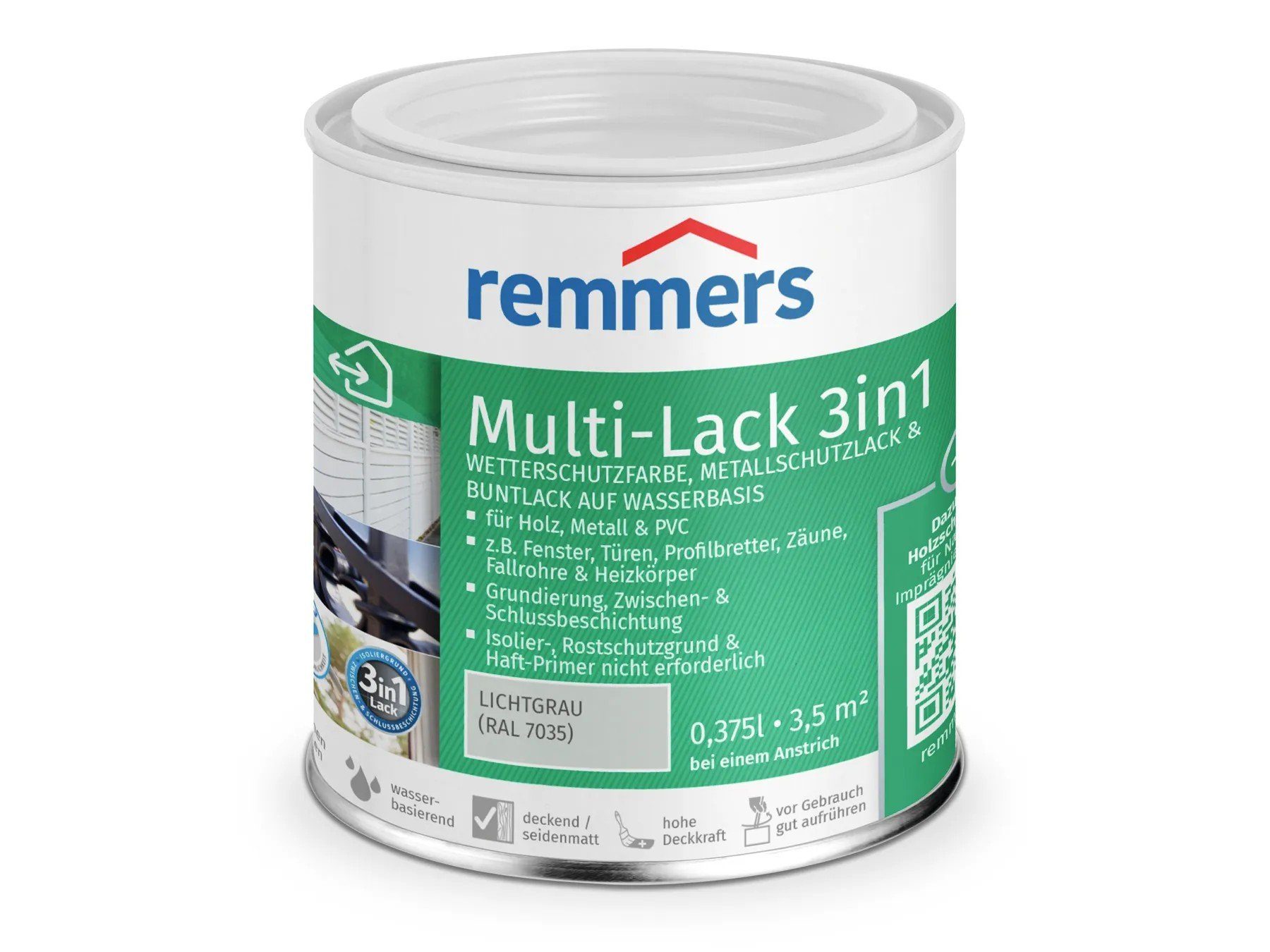 Remmers Lack Multi-Lack 3in1 7035) lichtgrau (RAL