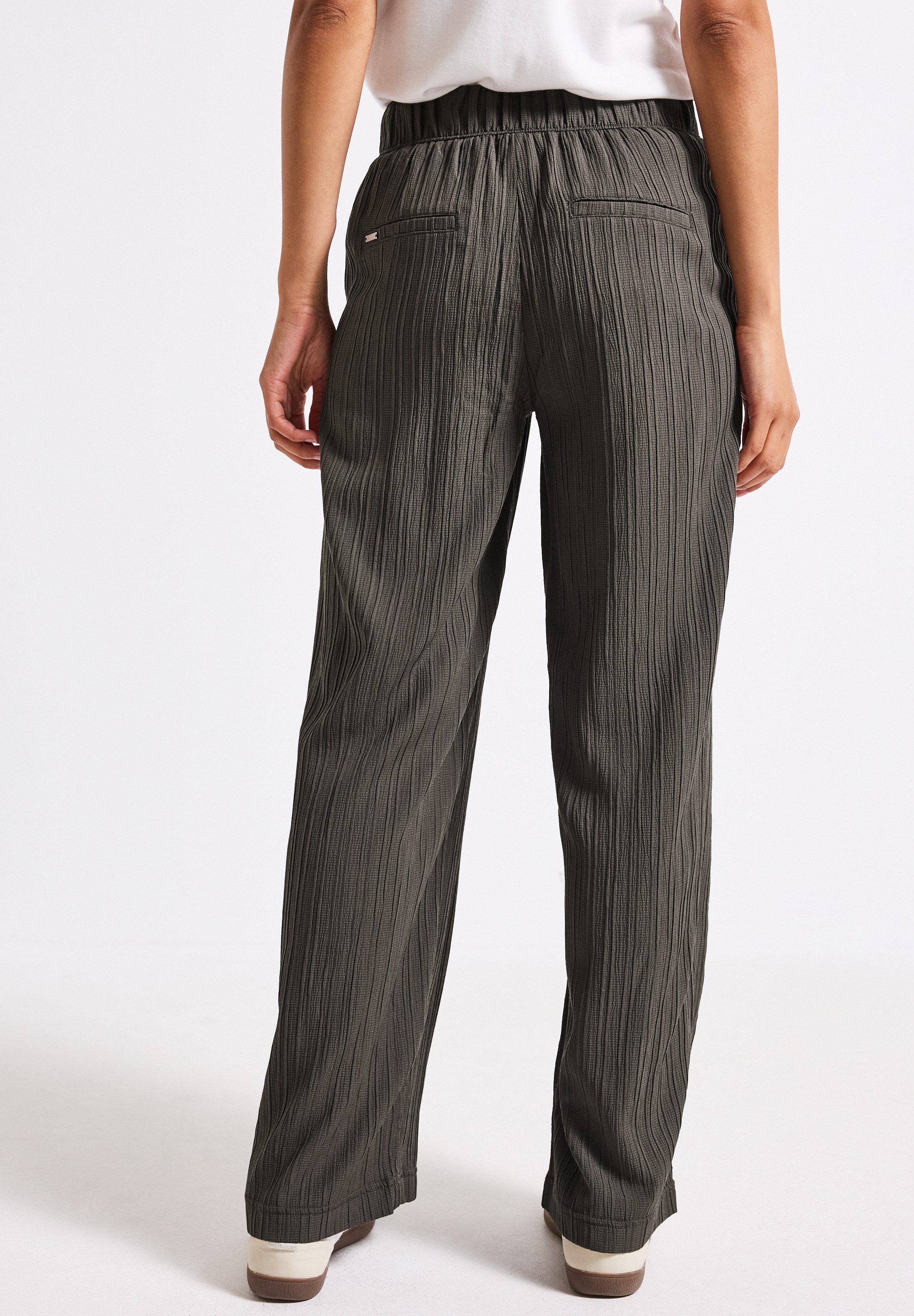 STREET ONE Stoffhose Sommerhose mit elastischem günstig online kaufen