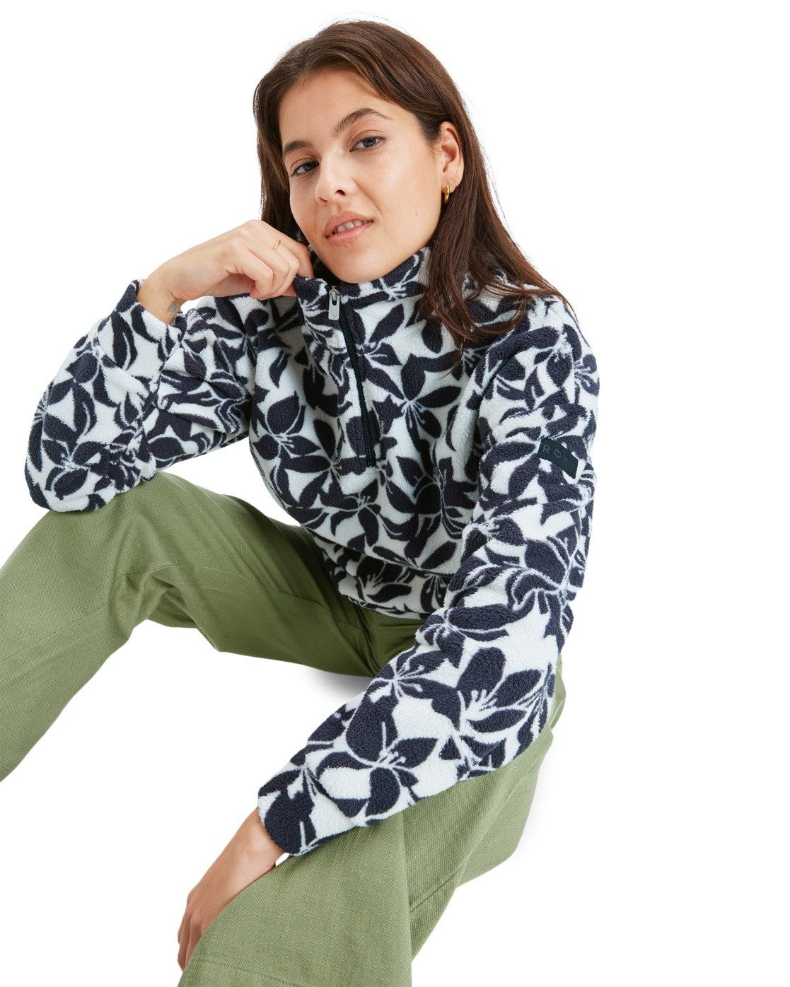 Roxy Strickfleece-Pullover Live Out Loud