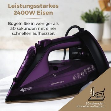 Aoucheni Dampfbügeleisen AJ2085 Kabelloses Dampfbügeleisen, 2400 W