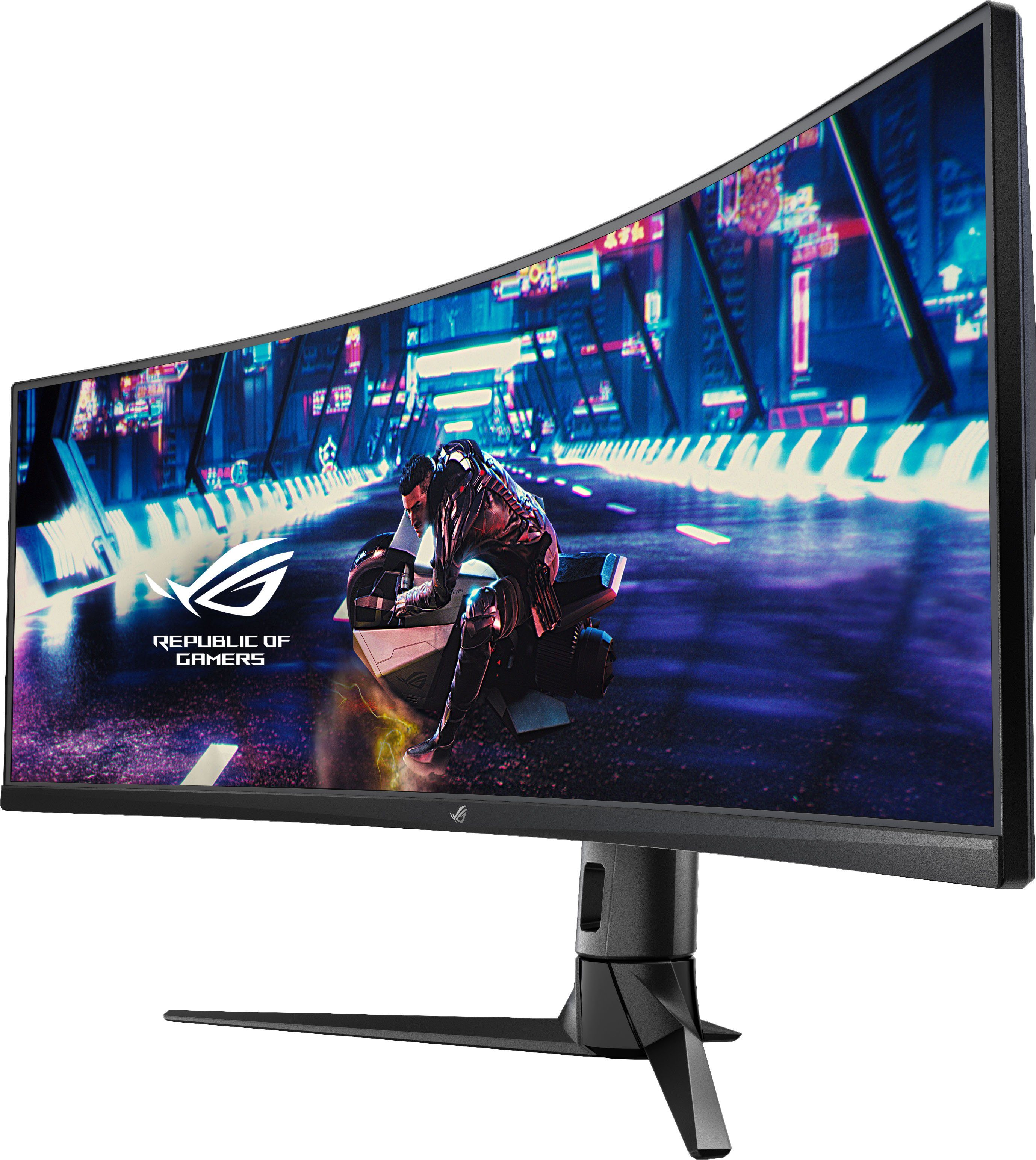 x 4 Gaming VA 3840 Hz, 1080 HD, px, cm/49 Asus Reaktionszeit, XG49VQ 144 Curved-Gaming-Monitor Monitor) (124,46 Full ms ", LED,