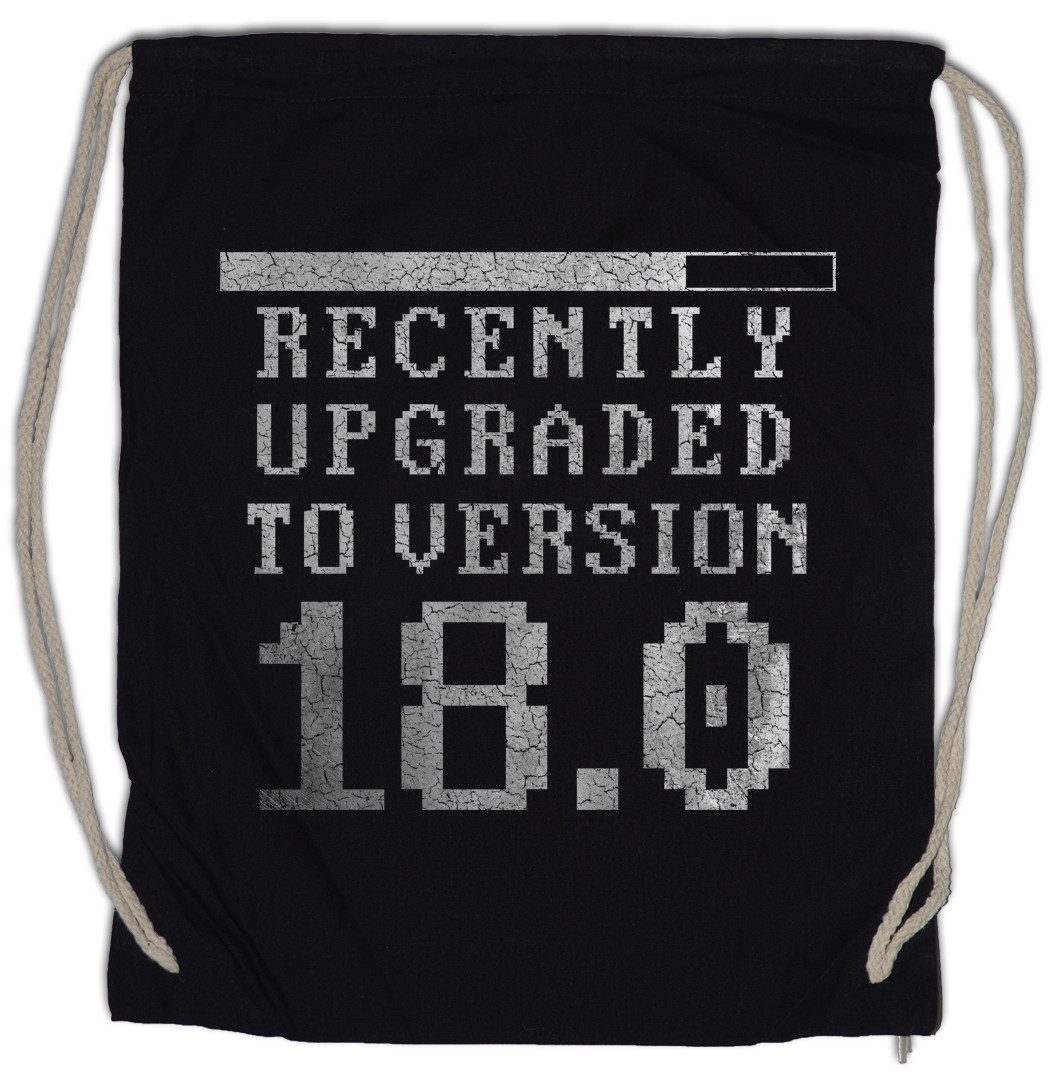 Turnbeutel Recently Upgraded To Version 18.0 Turnbeutel Geburtstag 18. Birthday