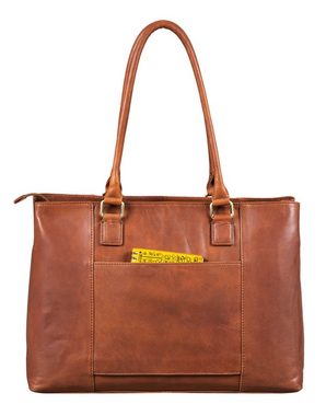 Benthill Henkeltasche Damen Echt Leder Tasche Große Handtasche vielen Fächern Schultertasche, Reißverschlussfach