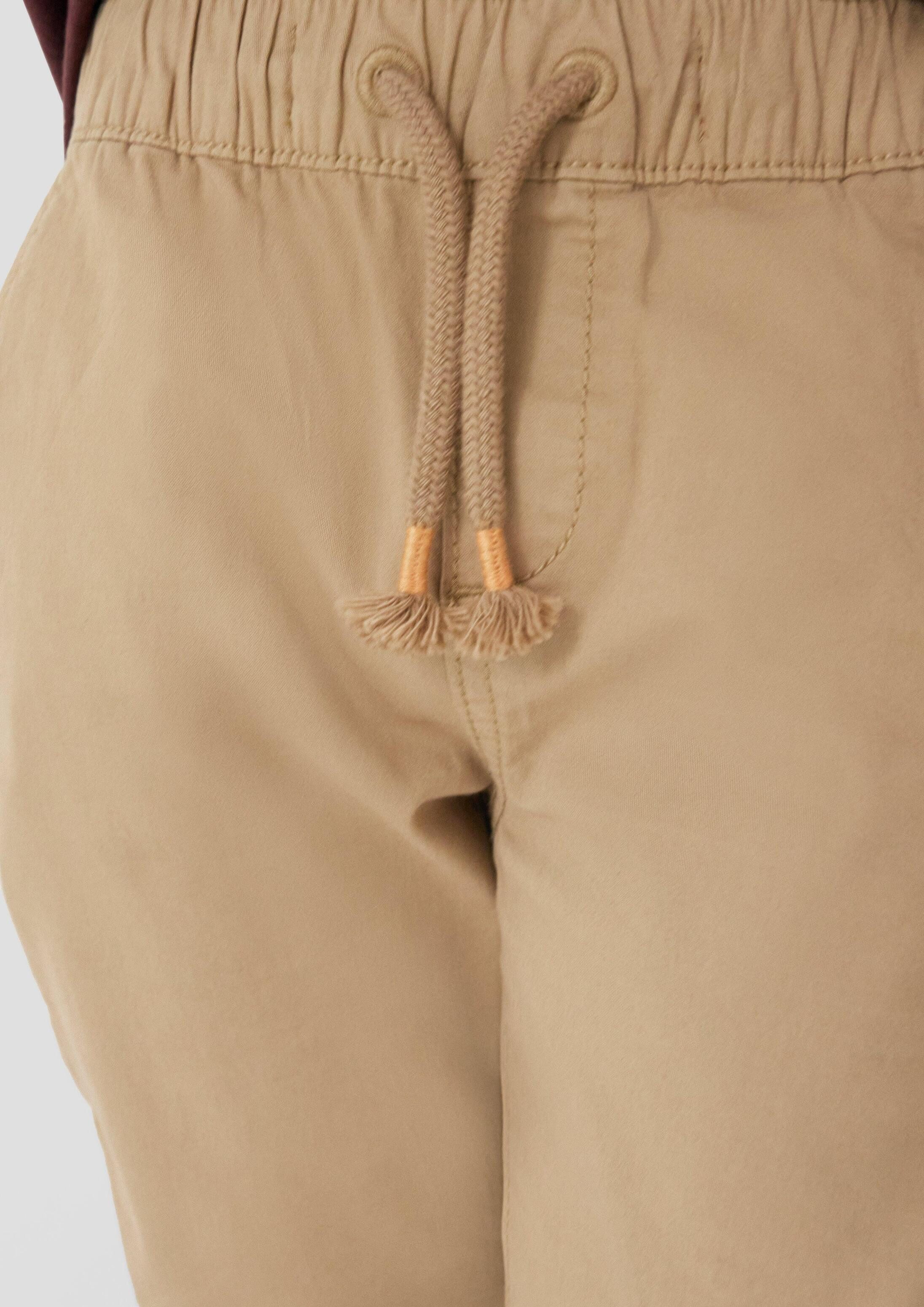 s.Oliver Chinos Hose BAGGY Baggy pull-on / Relaxed Fit / Mid Rise / Wide Leg