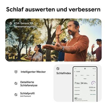 fitbit by Google Charge 6 Fitnessuhr, Fitnesstracker GPS EKG SpO2 Google Wallet Maps Youtube Music