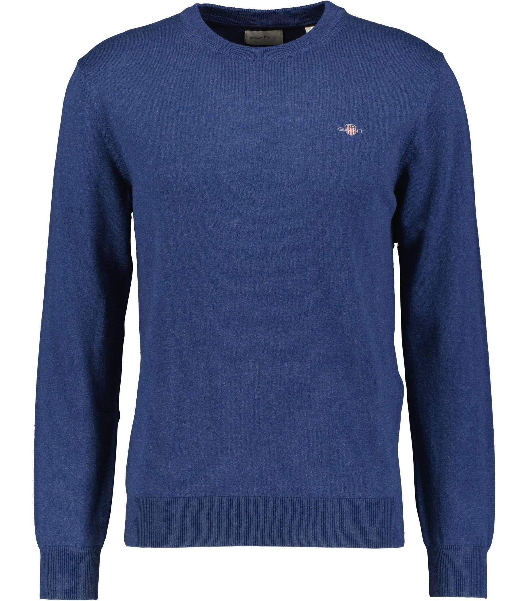 Gant Strickpullover Herren Strickpullover mit Wolle (1-tlg) blau (51)