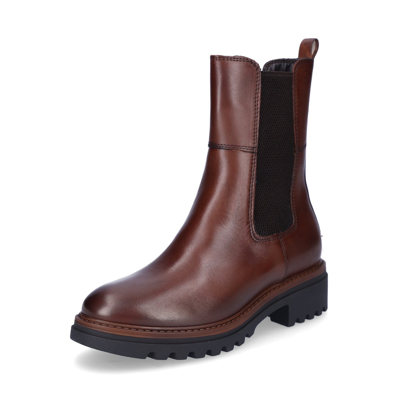 Tamaris Damen Chelsea Boot braun Chelseaboots