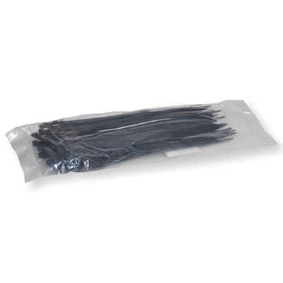 Goobay Kabelbinder wetterfester Nylon, schwarz 3,6 x 200mm