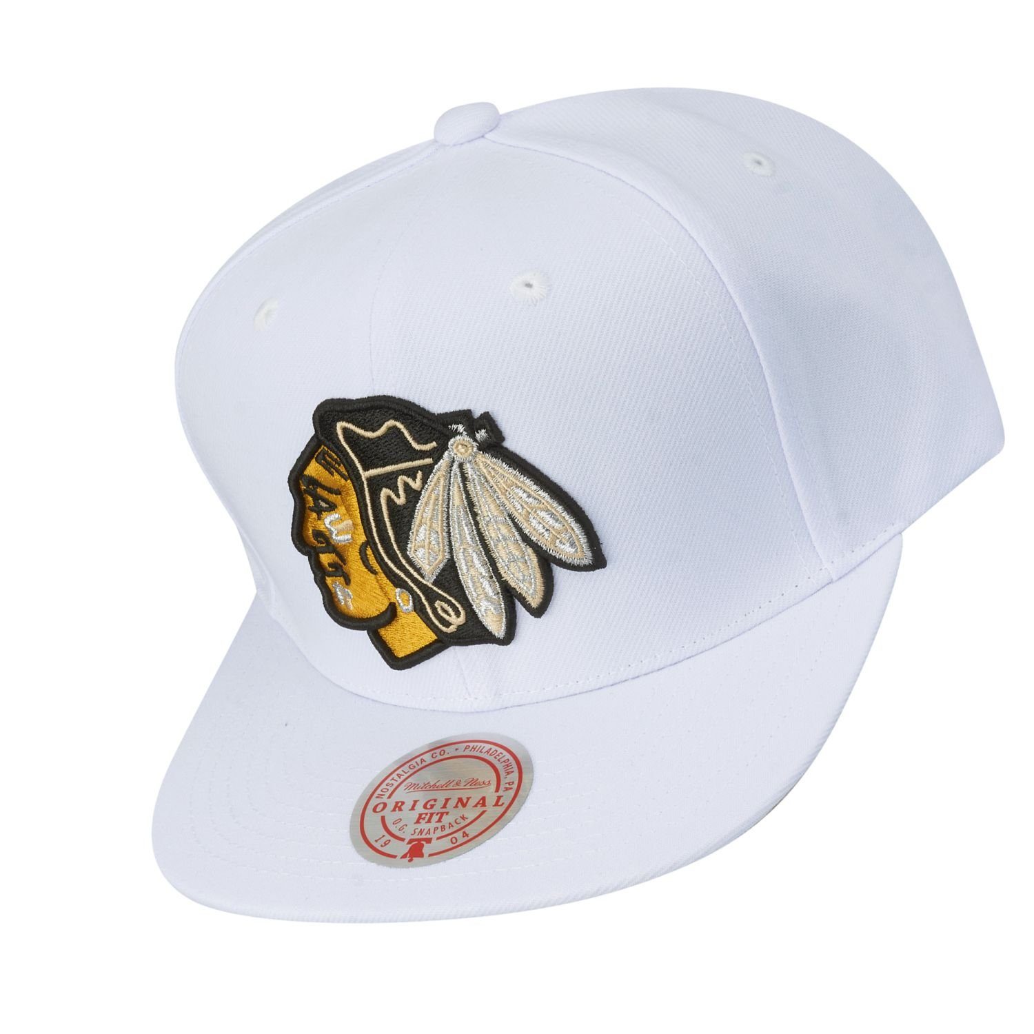 Mitchell & WHITE Chicago Cap Ness Blackhawks Snapback