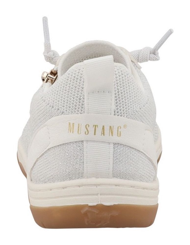 Mustang Shoes Sue Slip-On Sneaker Slipper, Freizeitschuh, Halbschuh mit elastischen Schnürsenkeln