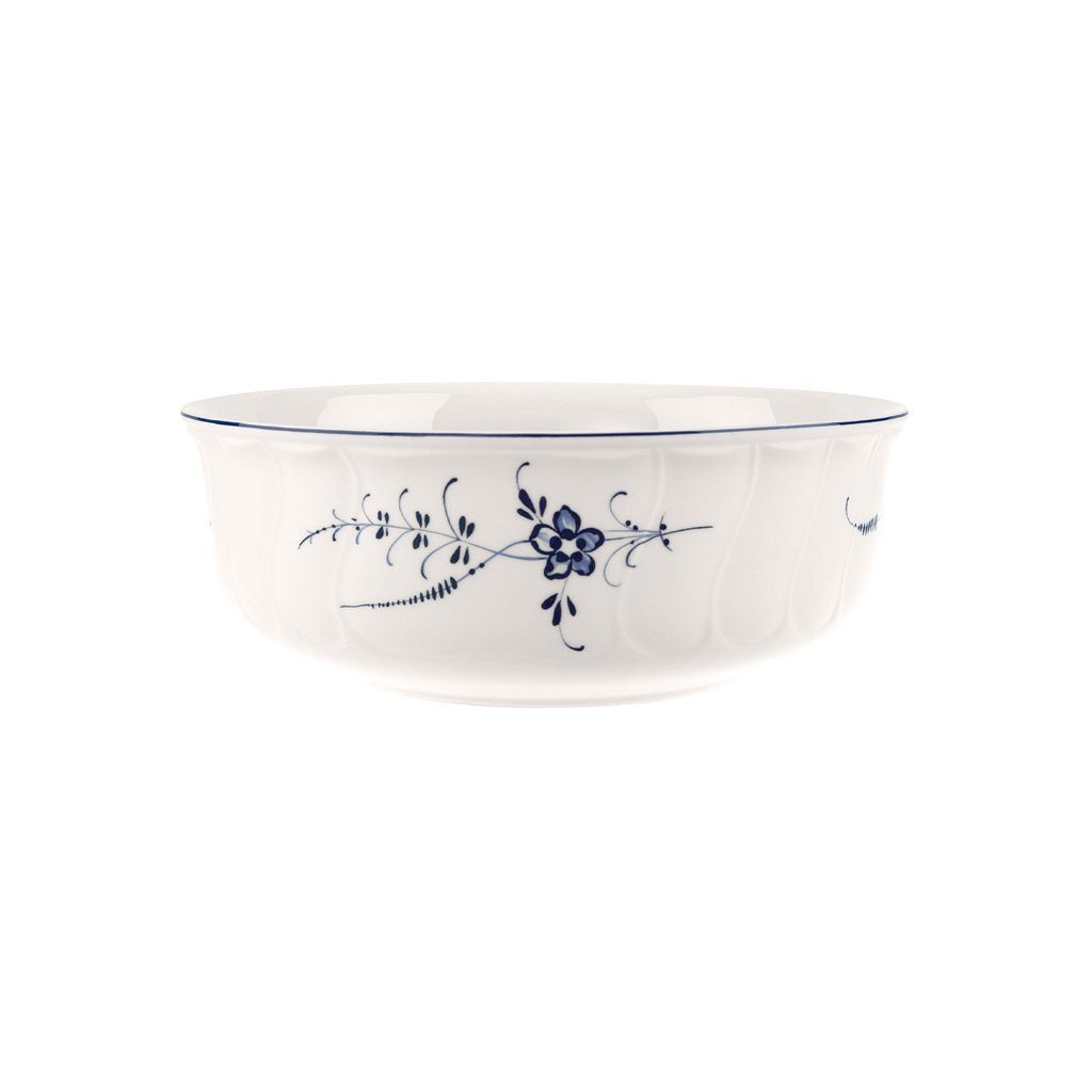 Villeroy & Boch Salatschüssel Vieux Luxembourg runde Schüssel, Porzellan, (1-tlg), Premium Porcelain, 1 Stck, mikrow.- & spülm.sicher