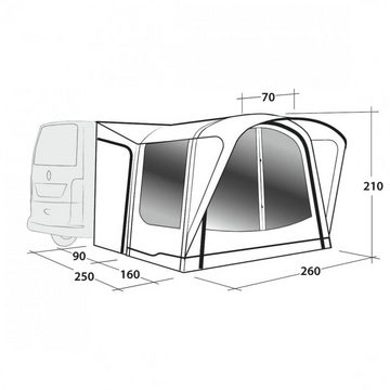 Outwell Buszelt Newburg 160 Air