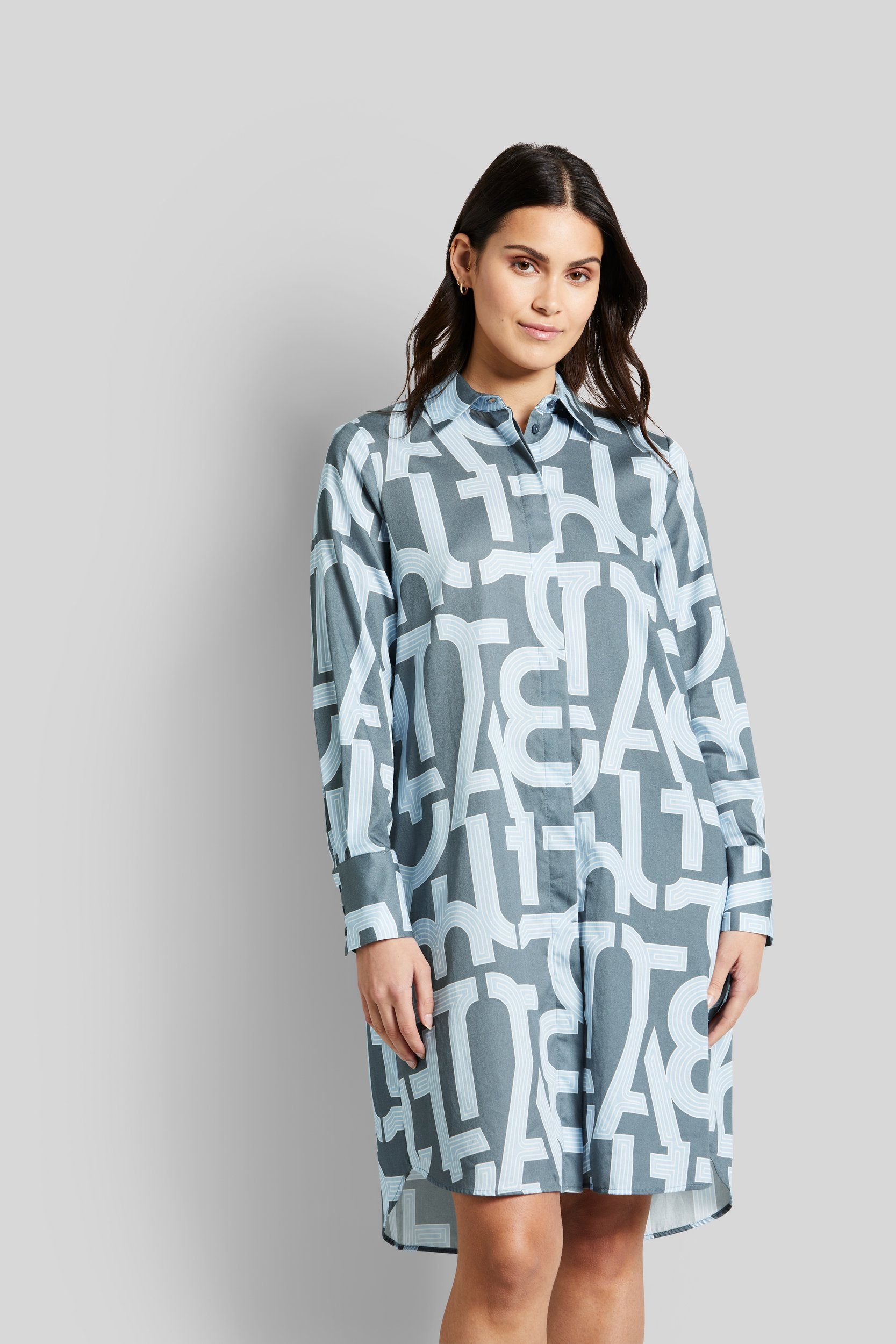 bugatti Blusenkleid mit Buchstaben-Print günstig online kaufen
