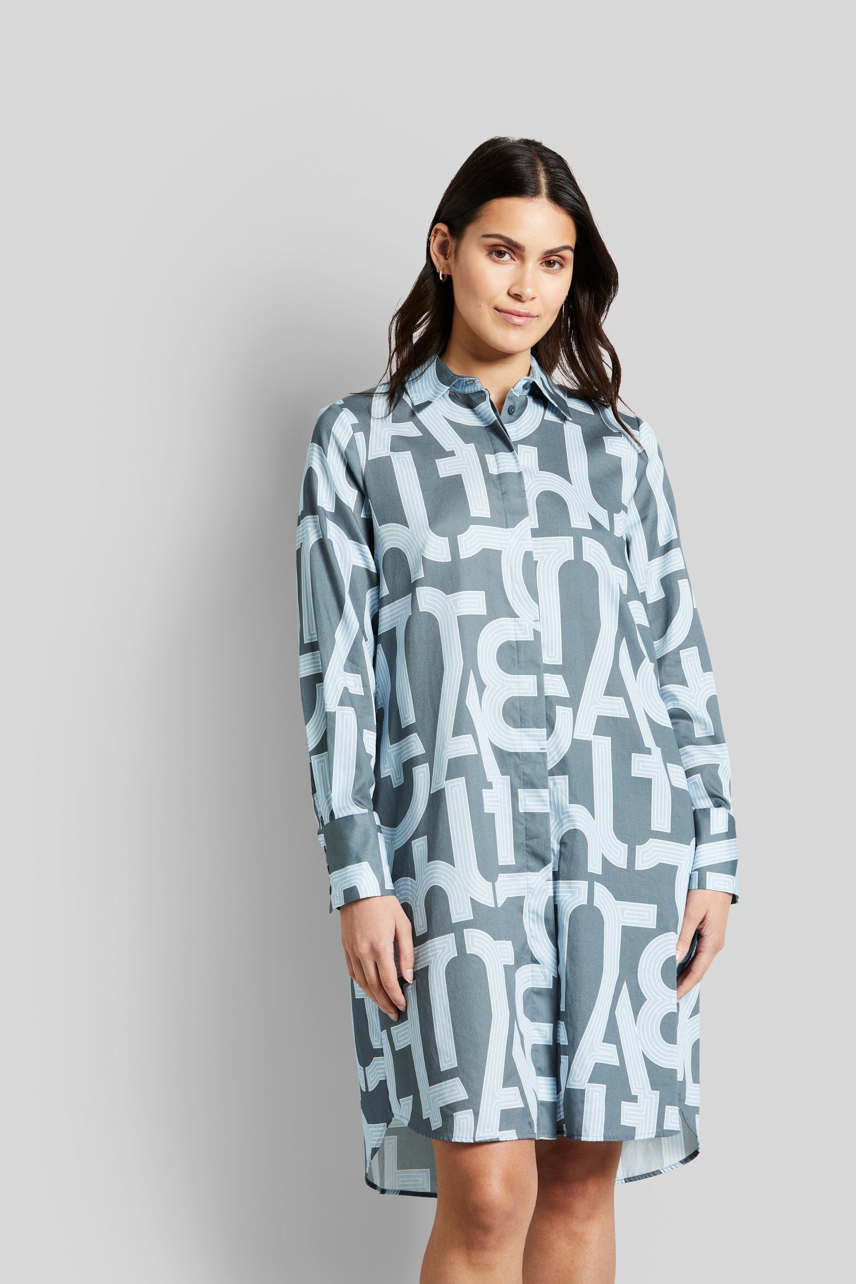 bugatti Blusenkleid Buchstaben-Print mit