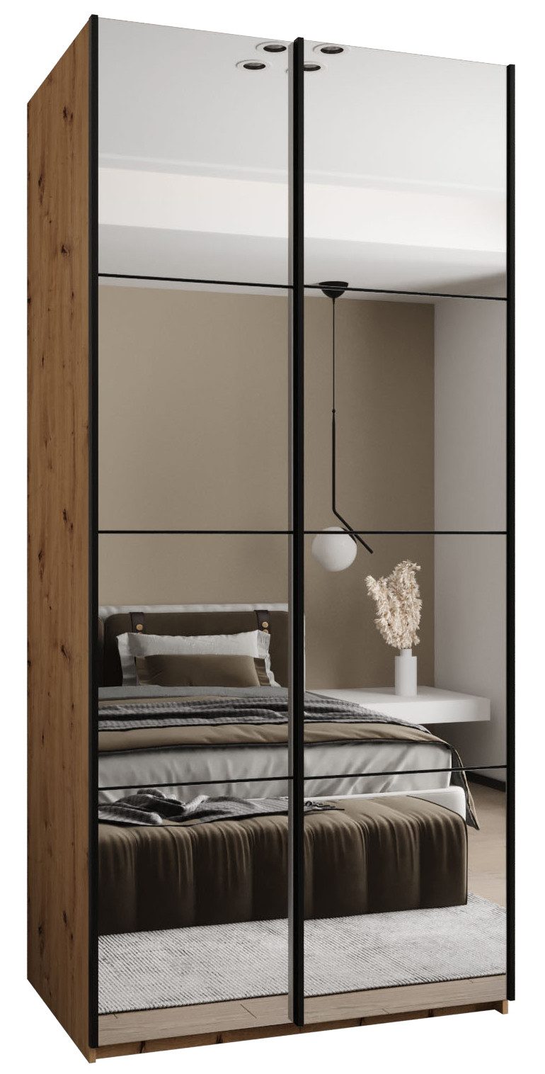 ABIKS MÖBEL Schwebetürenschrank LUX 2 hoher günstig online kaufen