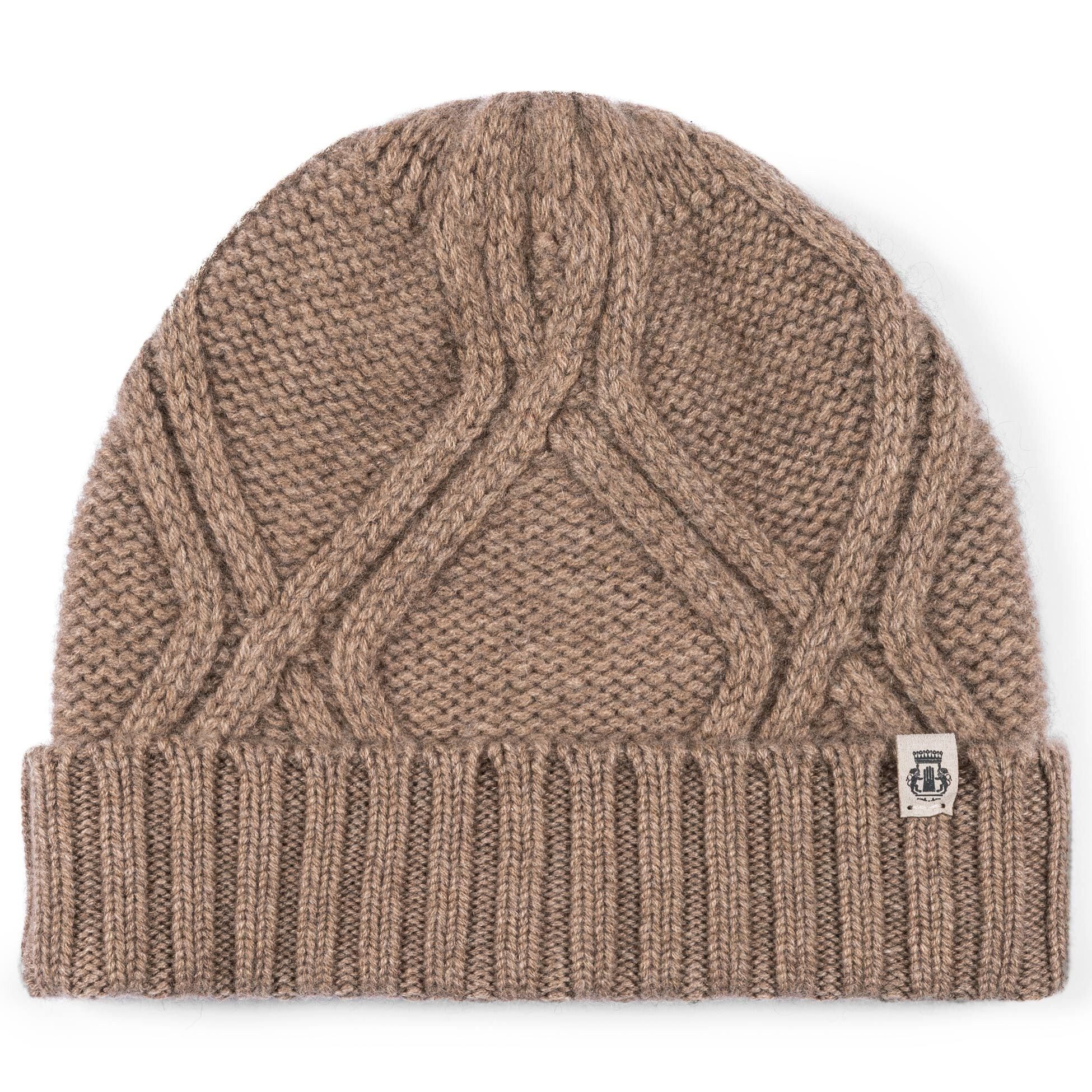 Roeckl Strickmütze FROZEN WINTER MÜTZE Kaschmirmütze mit Rautenmuster