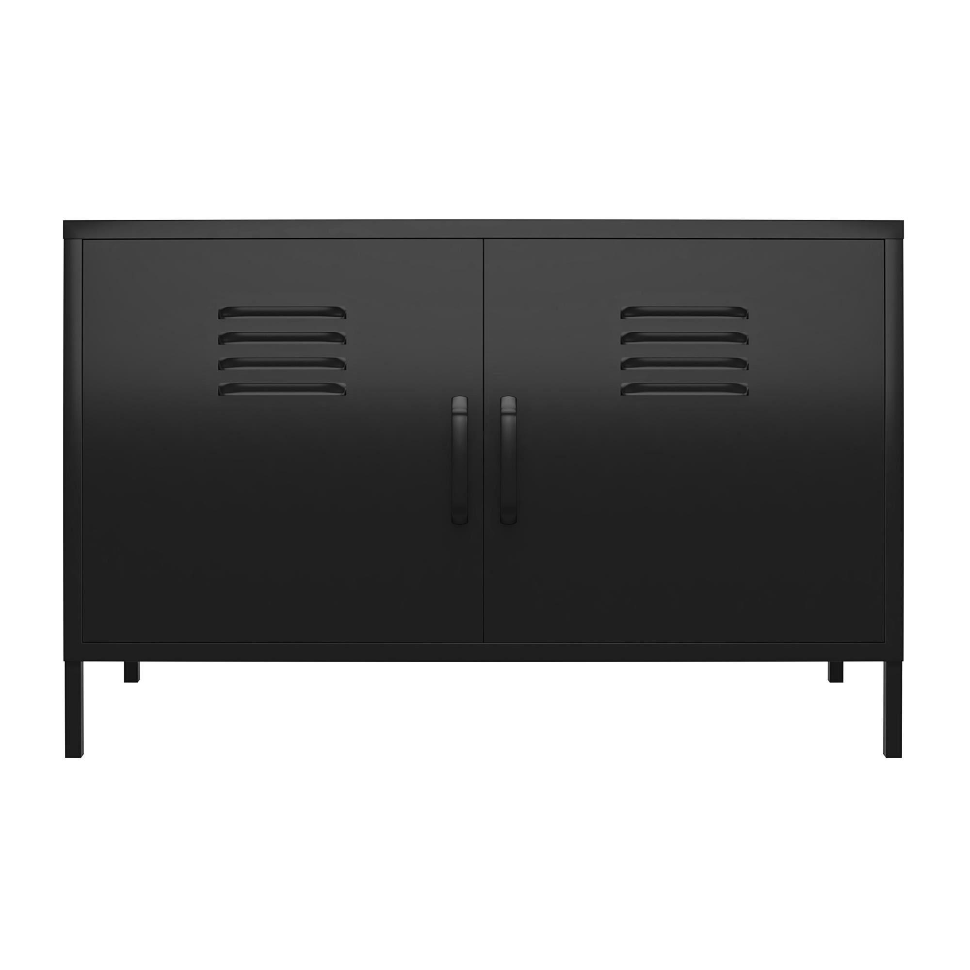 loft24 Sideboard Mission Disctrict, Schrank aus Metall mit 2 Türen günstig online kaufen