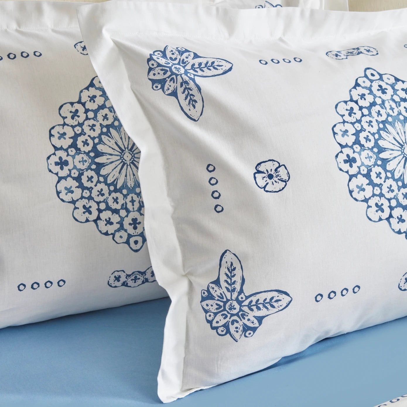 Karaca Bettwäsche Karaca Home Ida blau günstig online kaufen