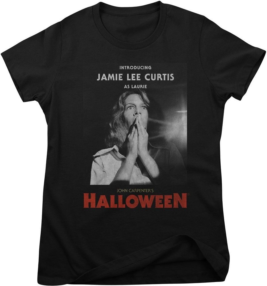 Halloween T-Shirt Jamie Lee Curtis In Halloween Girly Tee