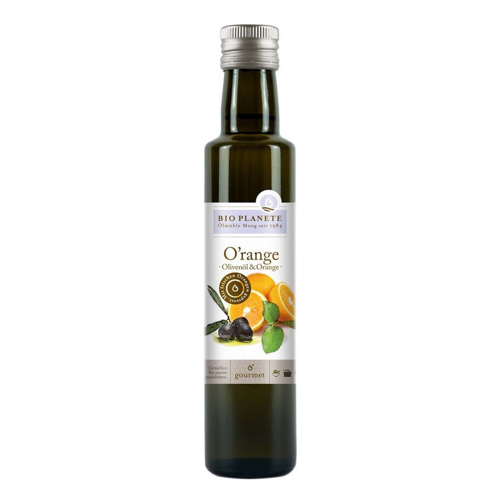 Bio Planete Speiseöl Olivenöl nativ extra mit Orange 250ml