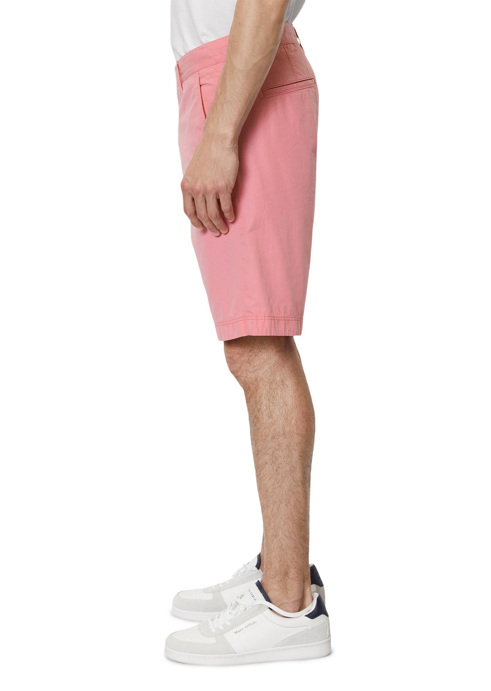 Marc O'Polo Organic Cotton-Popeline Shorts rosa aus