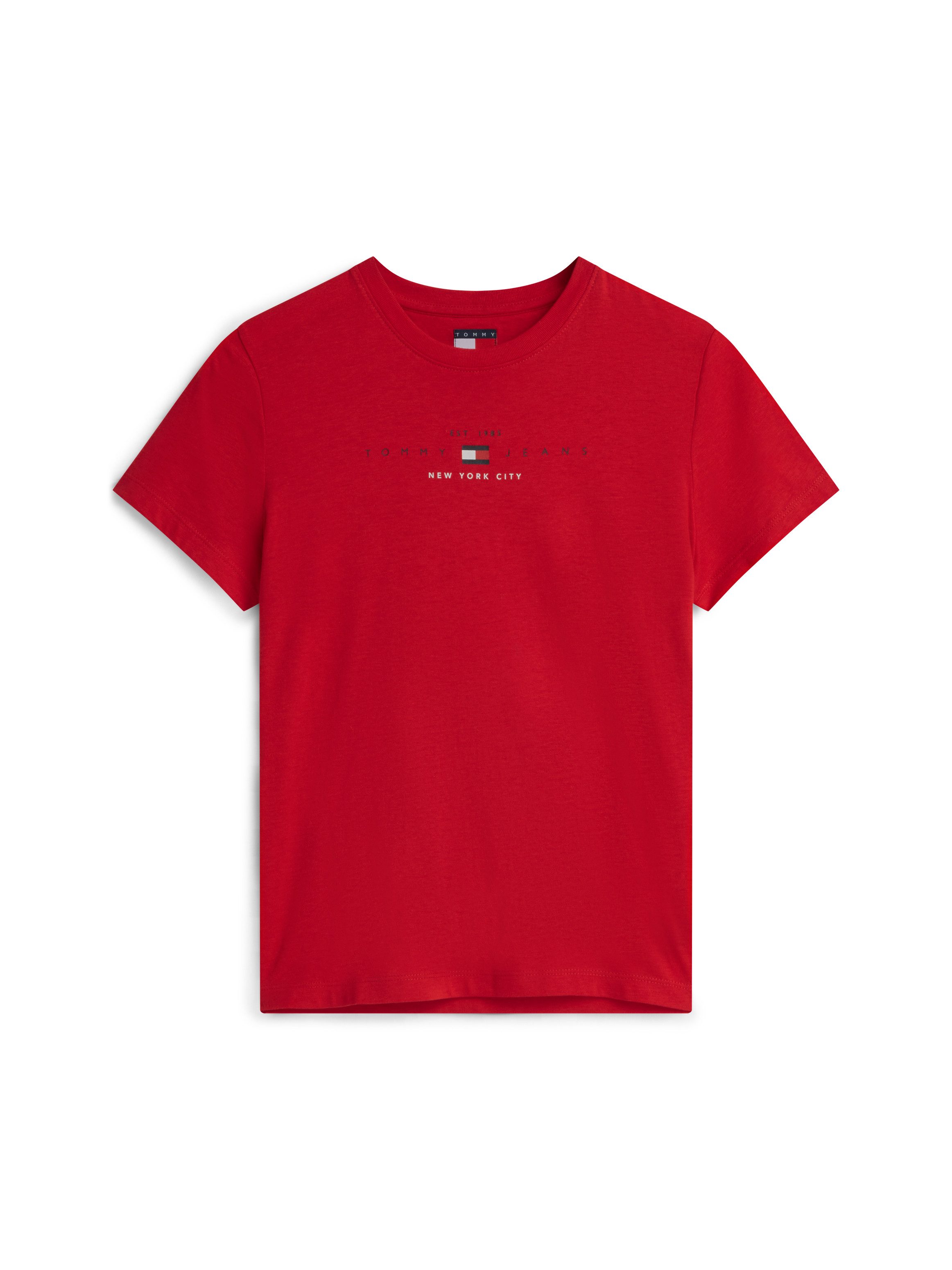 Tommy Jeans Kurzarmshirt TJW REG US LINEAR SS TEE Baumwollmischung, regular fit, Logo – Bild 5 von 5