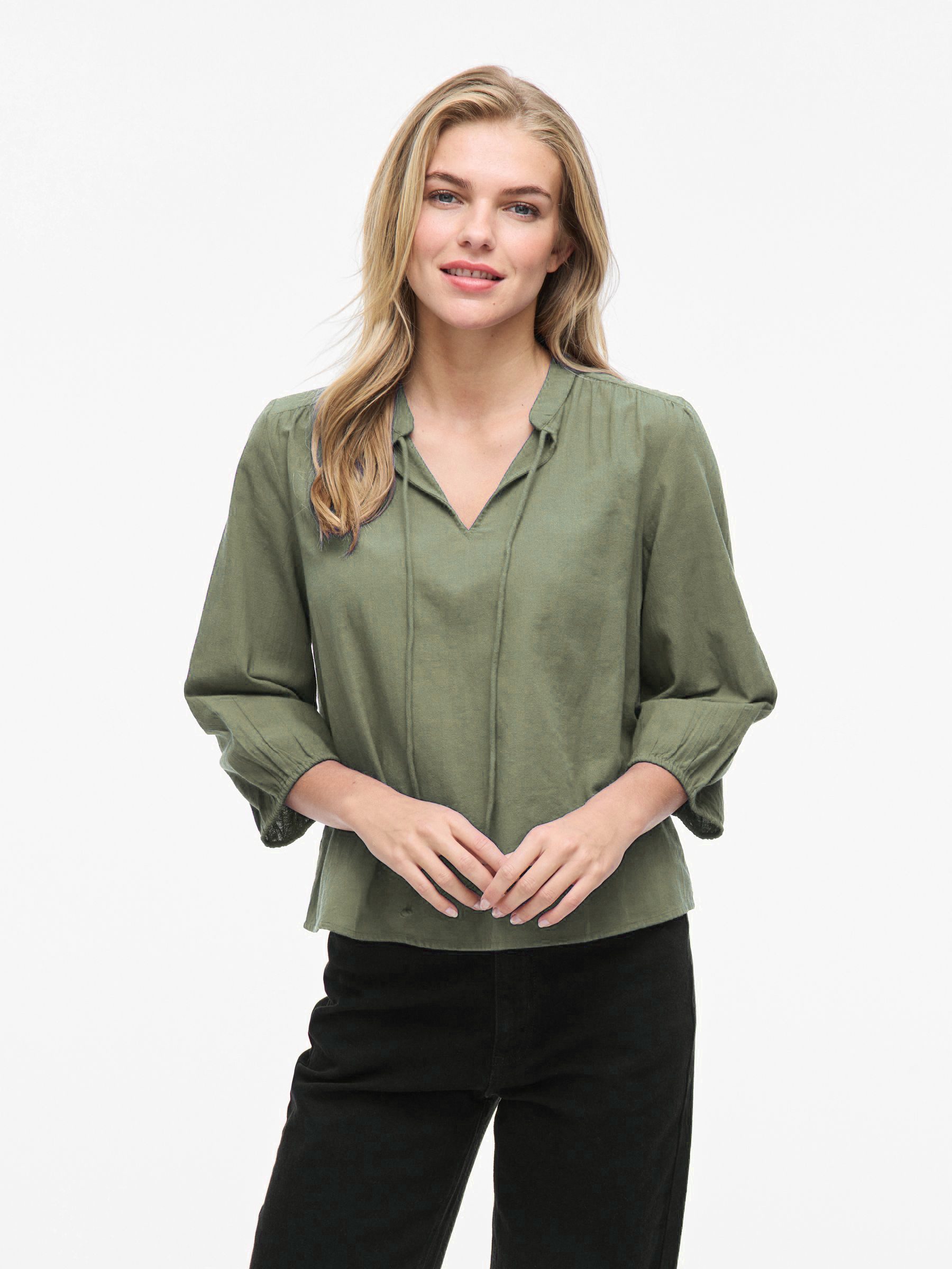 Vila Blusenshirt Elegantes Oberteil mit 3/4-Arm günstig online kaufen