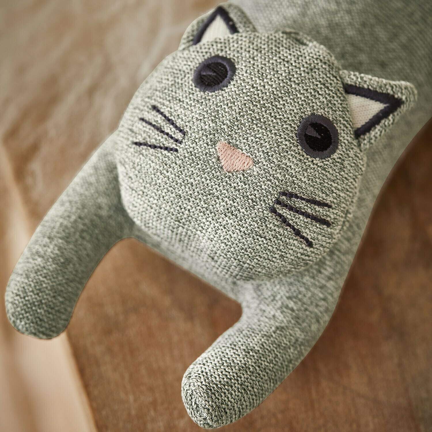 Mirabeau Tierkuscheltier Katzenspielzeug Nalori grau, 100% Polyester, Füllung: 100% Polyester