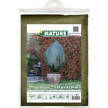 Nature Wintervlies-Frostschutzhaube 50 g/m² 157x100 cm Grün Gartengerätehalter