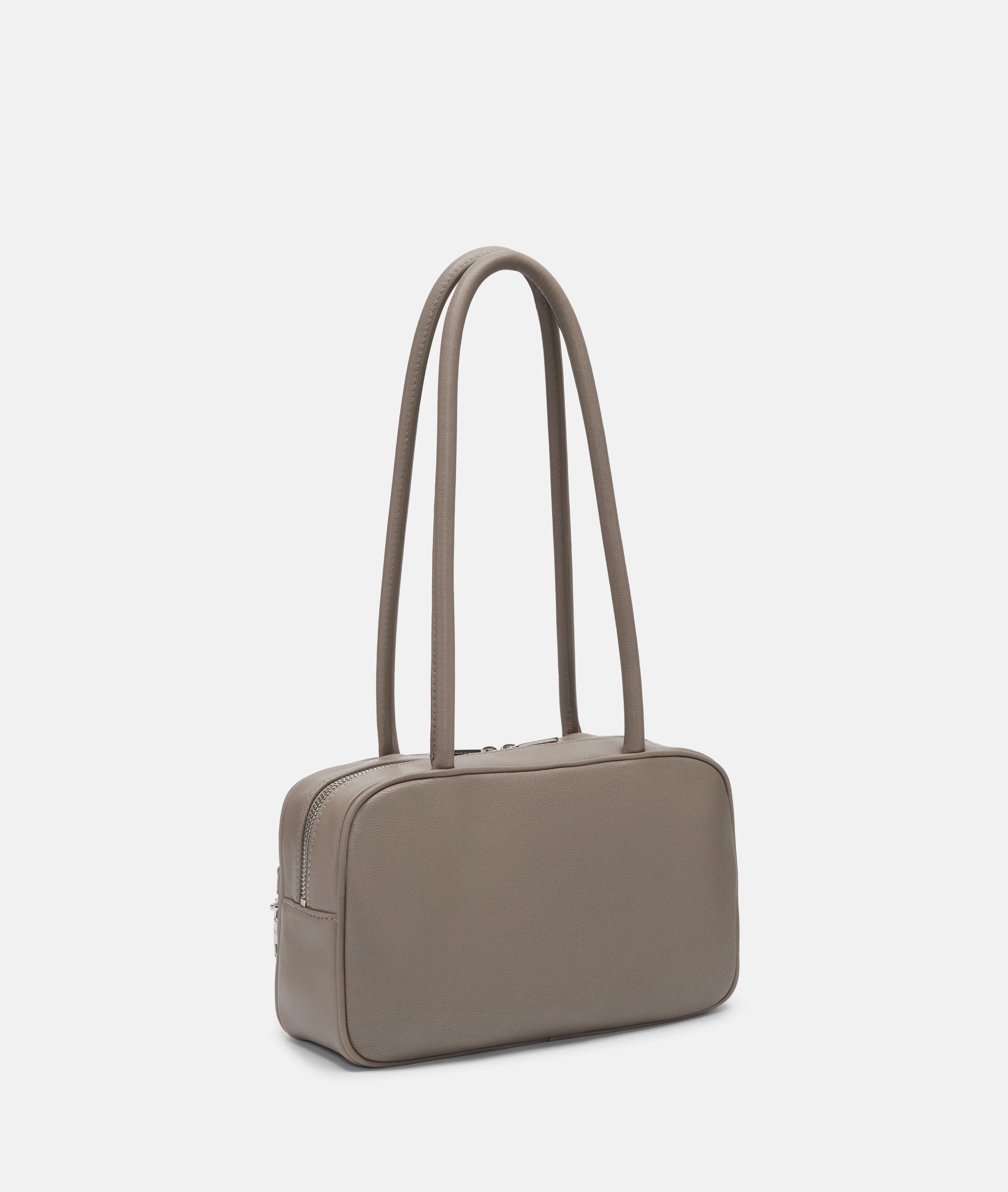 Liebeskind Berlin Schultertasche Jil Satchel S, Handliche Schultertasche aus Ziegenleder