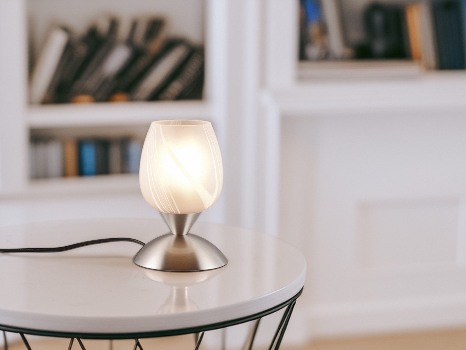 Reality Leuchten LED Nachttischlampe, Dimmfunktion, LED wechselbar, Warmwei günstig online kaufen