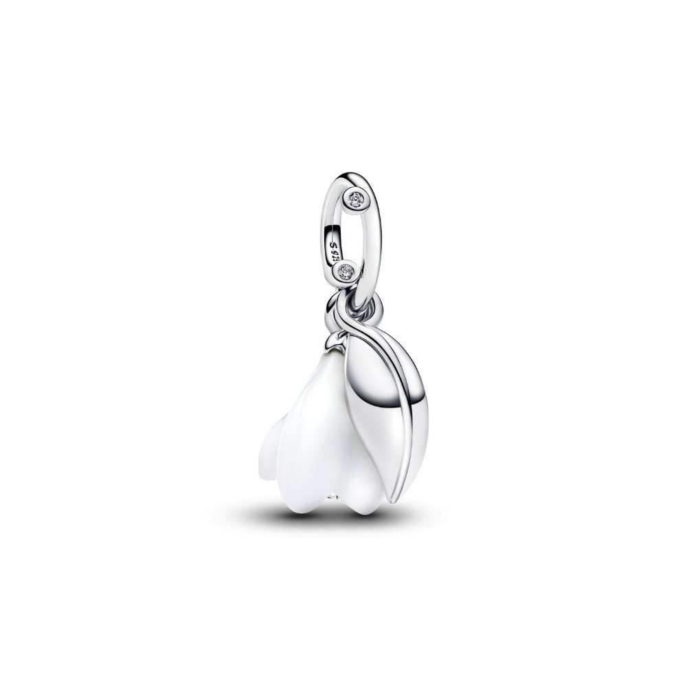 Pandora Charm-Einhänger 794239C01, Schneeglöckchen
