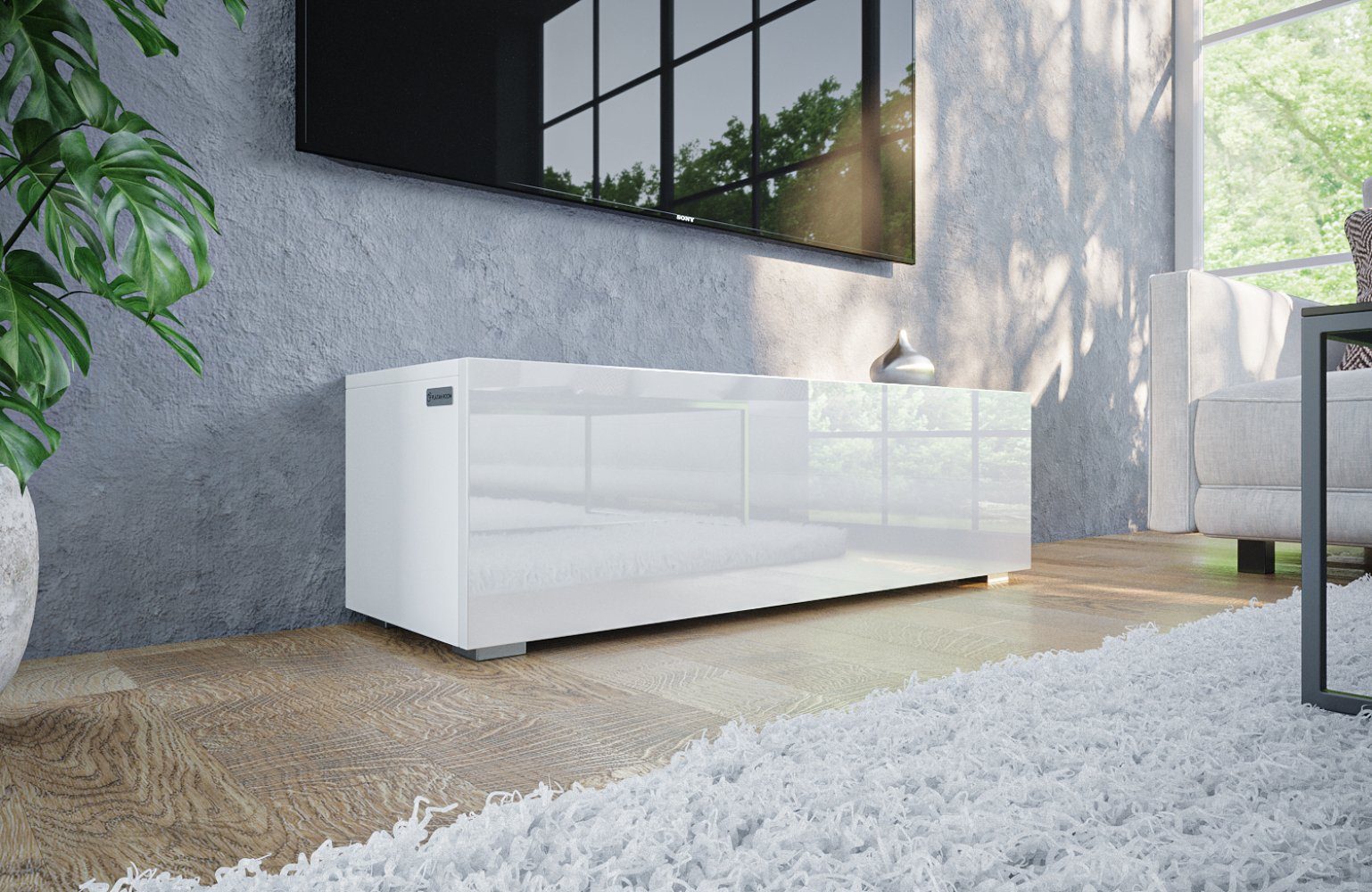 Platan Room Lowboard, Fernsehschrank 105/140/160/210/280cm breit Hängend St günstig online kaufen