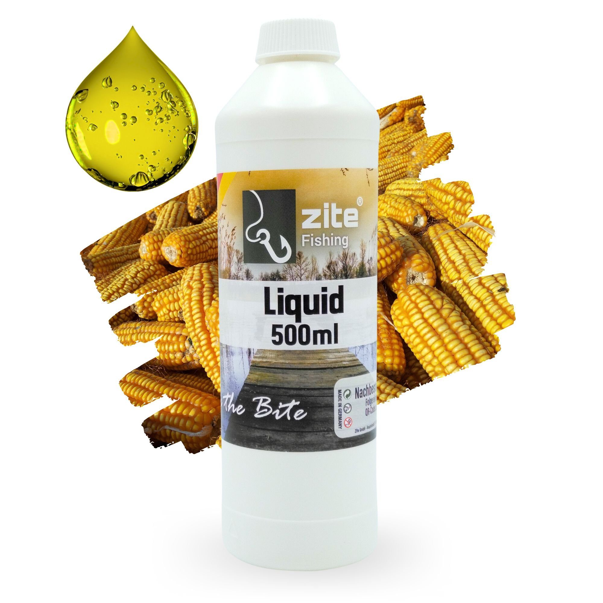 Fischlockstoff Karpfen-Lockstoff 500 ml - Naturreines Konzentrat - Angelliquid