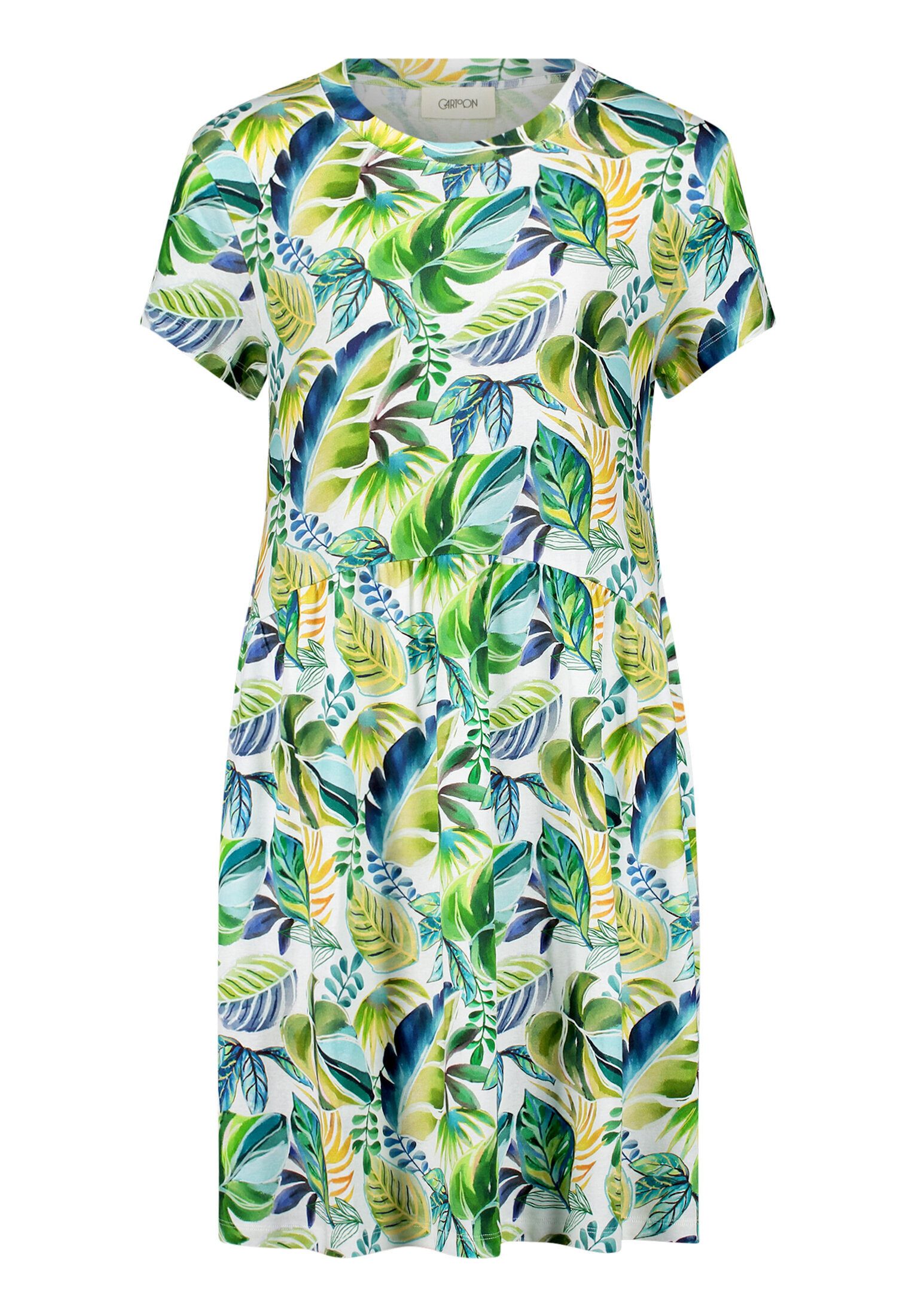 Cartoon Druckkleid Damen mit Eingrifftaschen