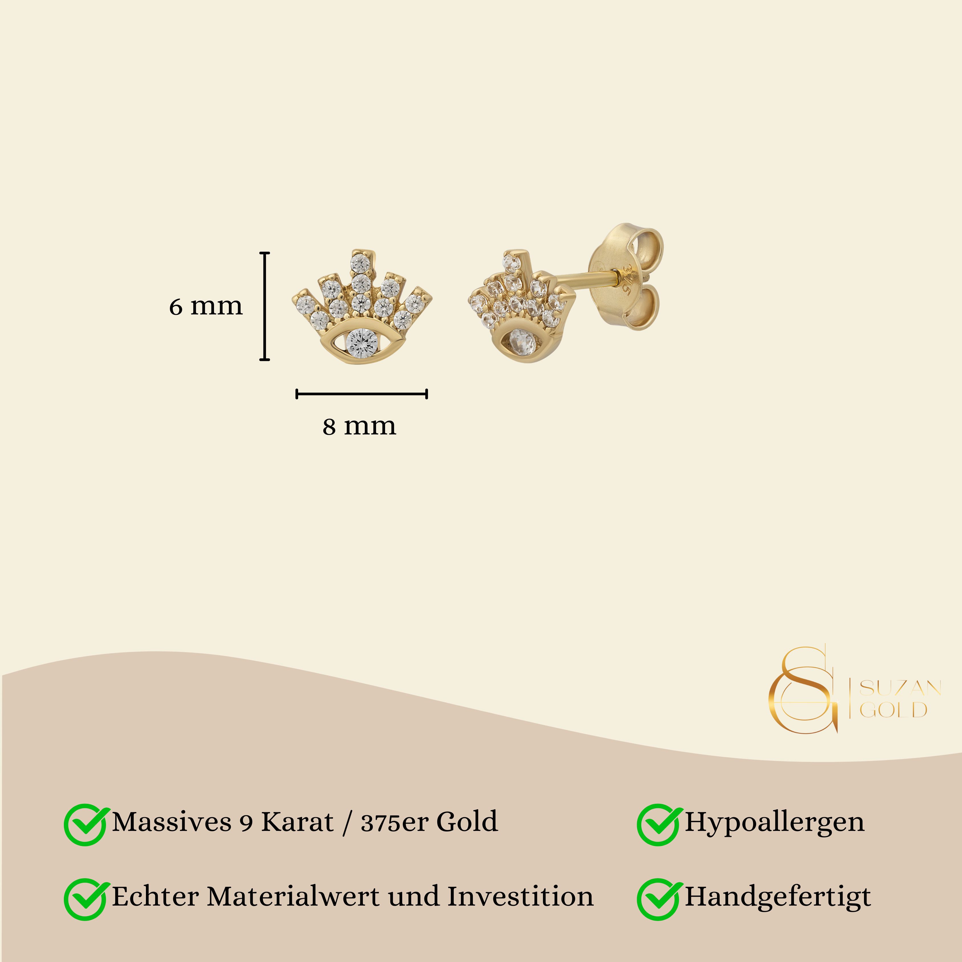 Suzan Gold Paar Ohrstecker Goldohrringe Damen günstig online kaufen